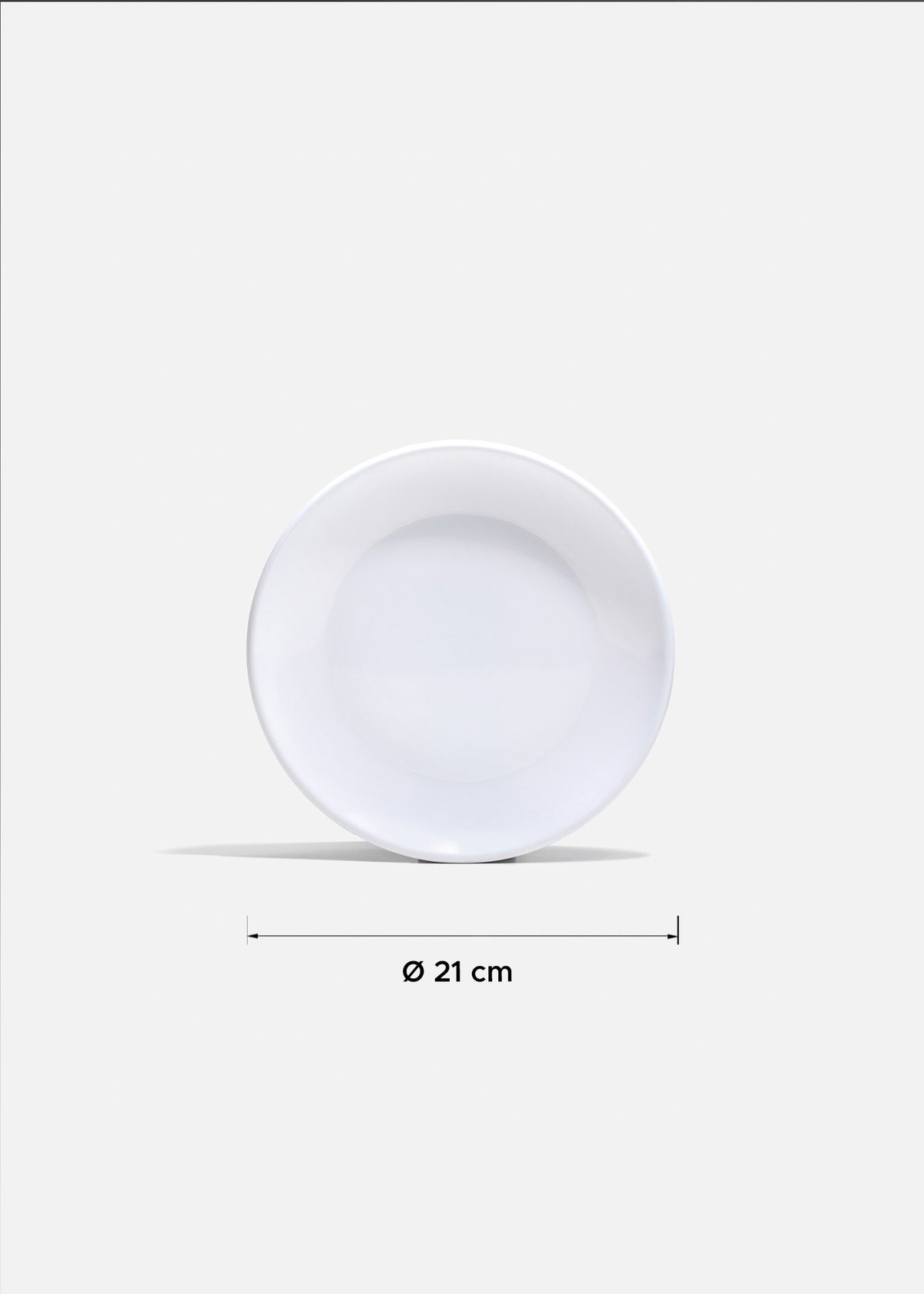 Platos trinche melamina blanco brillante Egón — imagen de producto, vista 12