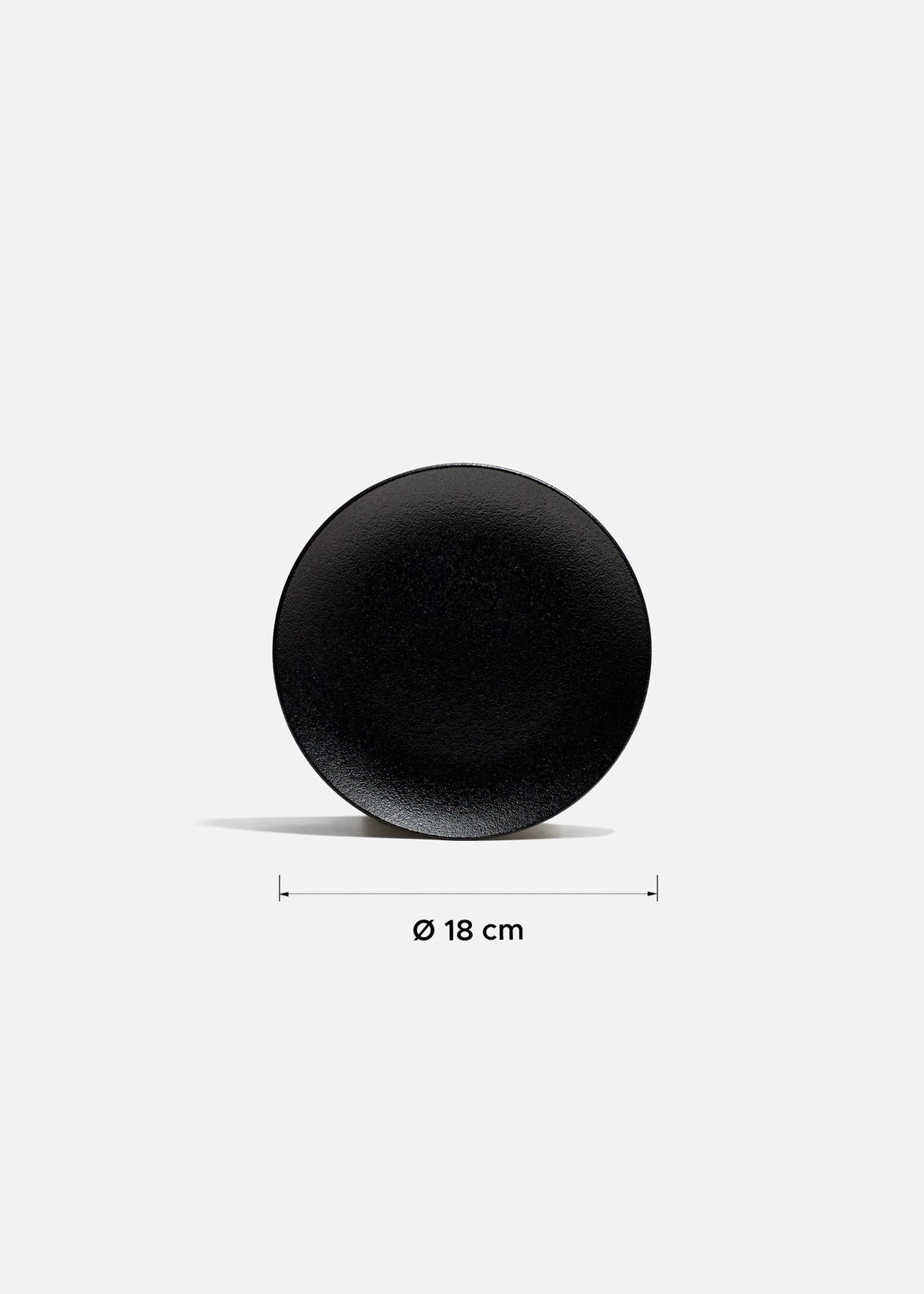 Platos trinche de porcelana negro Vantablack — imagen de producto, vista 10