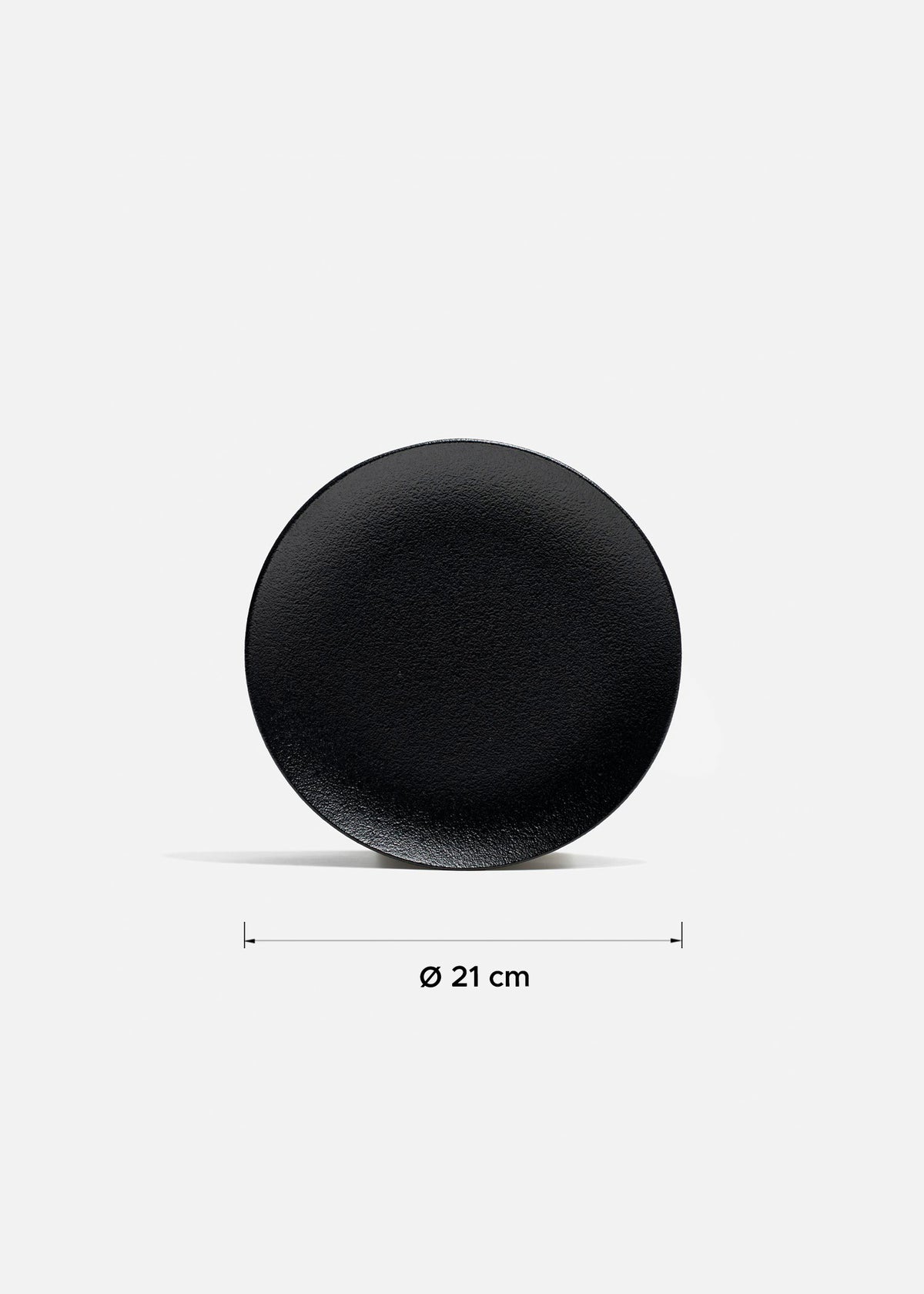 Platos trinche de porcelana negro Vantablack — imagen de producto, vista 8