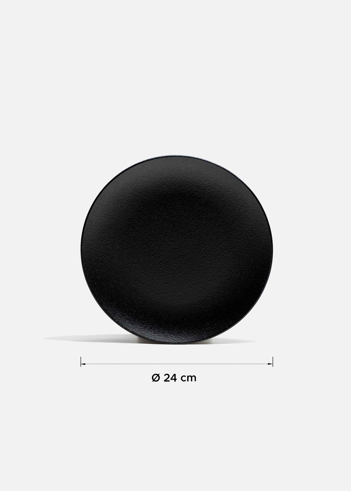 Platos trinche de porcelana negro Vantablack — imagen de producto, vista 6