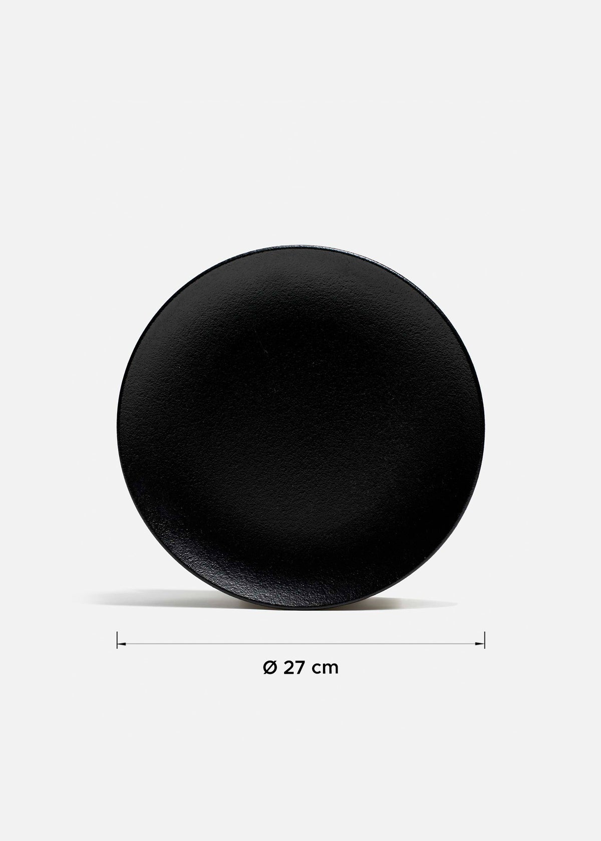 Platos trinche de porcelana negro Vantablack — imagen de producto, vista 4