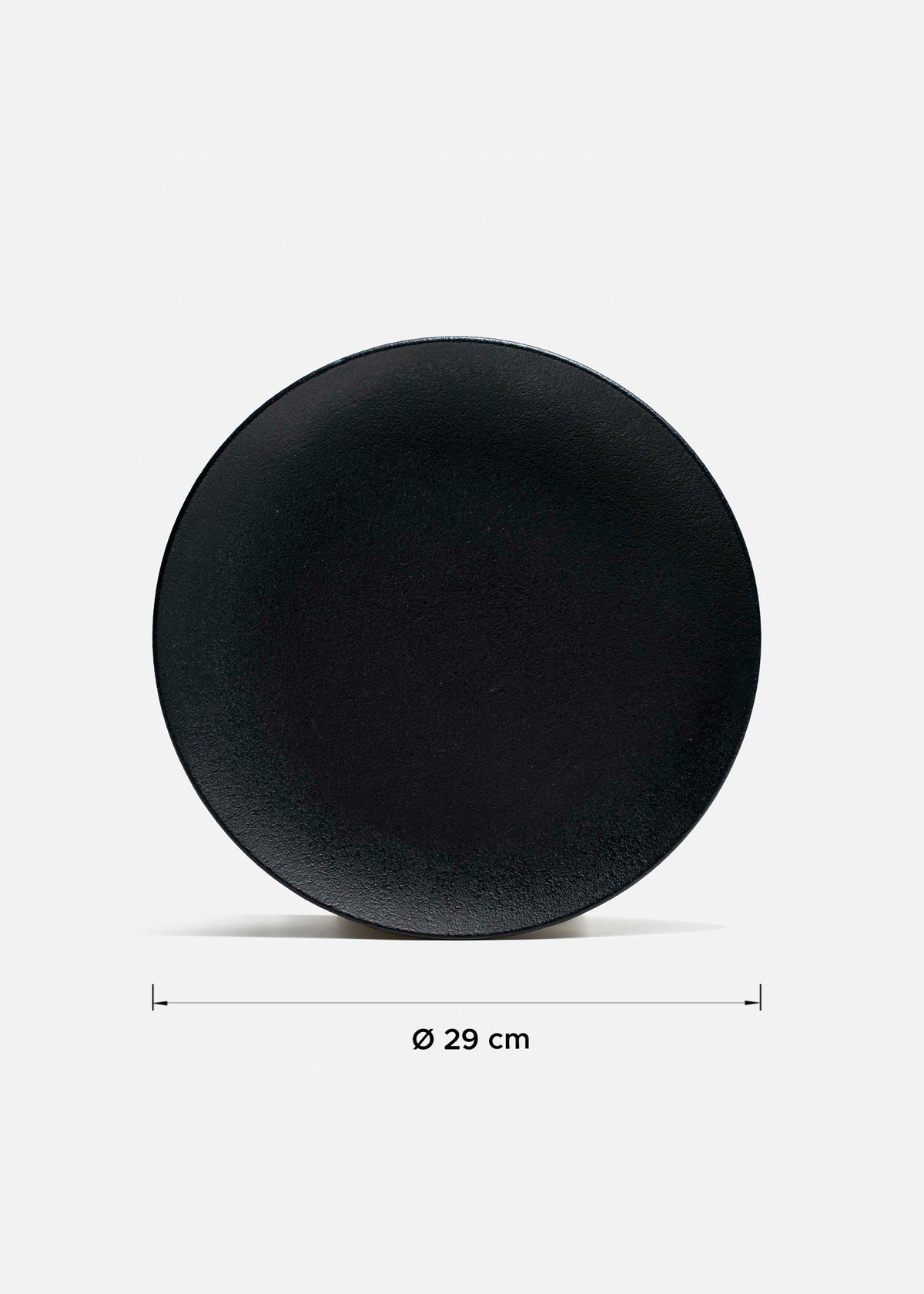 Platos trinche de porcelana negro Vantablack — imagen de producto, vista 2