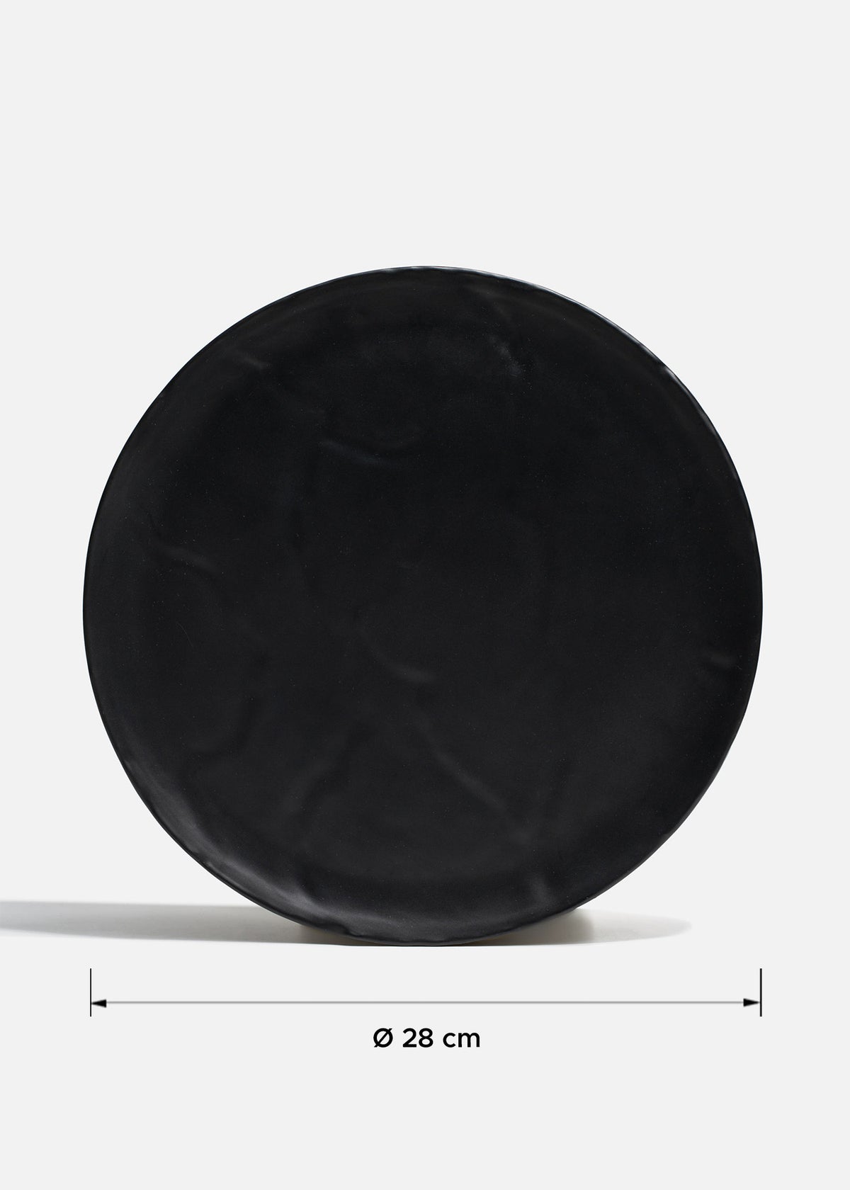 tamaño plato melamina negro maha