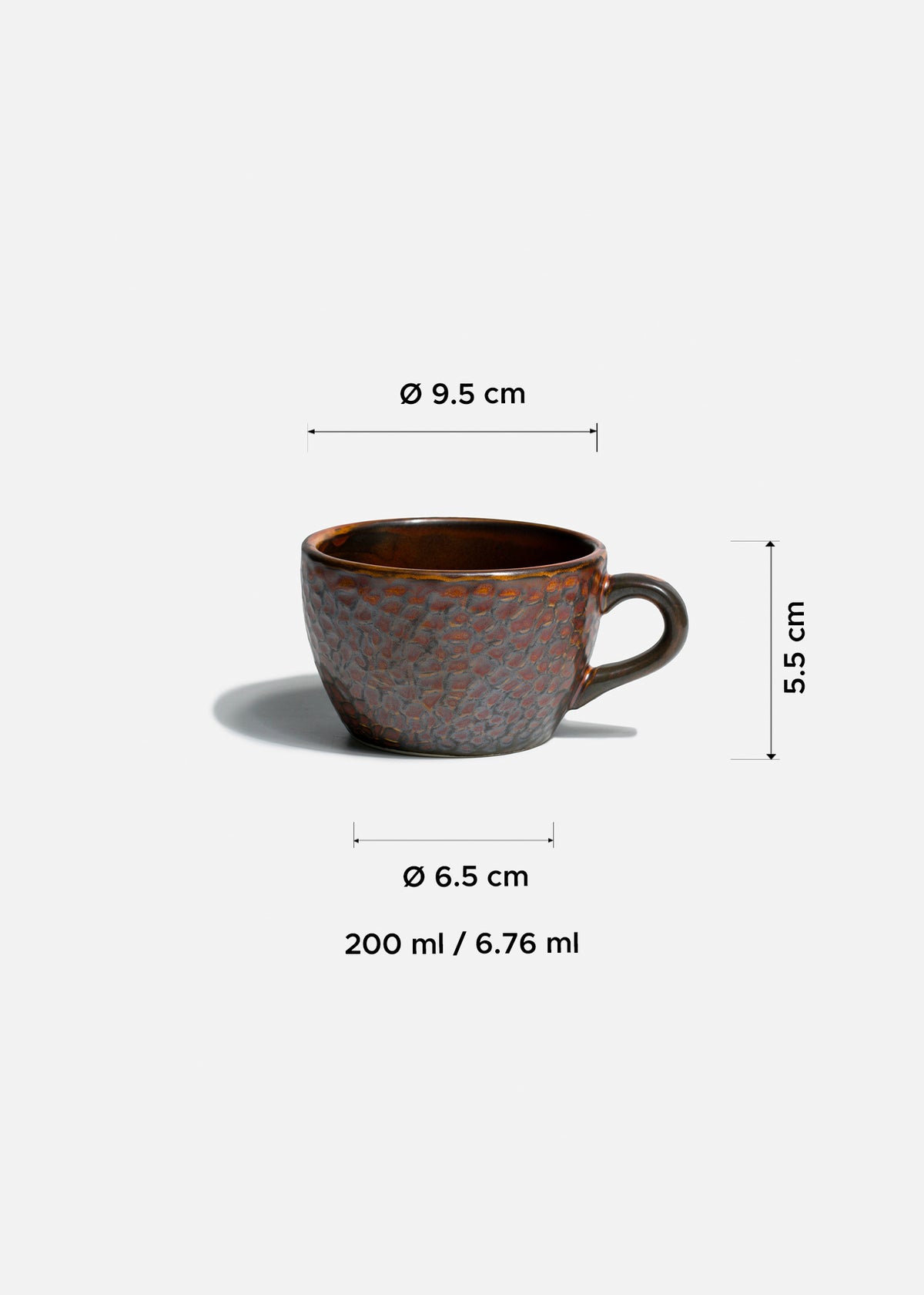 tamaño taza porcelana cafe maha