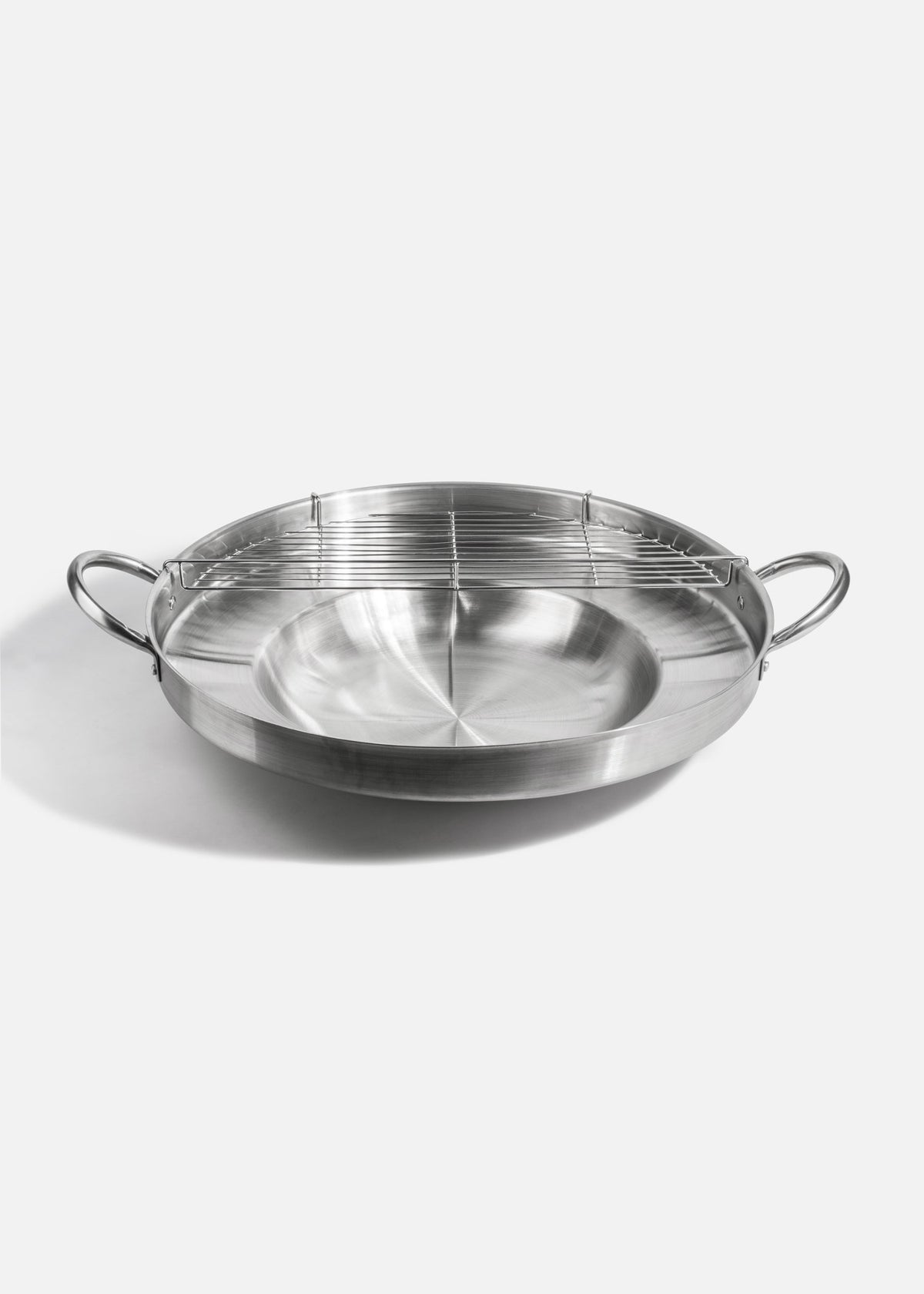Rejilla de cocina de acero inoxidable plata para comal choricero 56x19x3.5 cm — imagen de producto