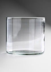 Vaso para vela de vidrio transparente Round O.F 610 ml — imagen de producto, vista 1