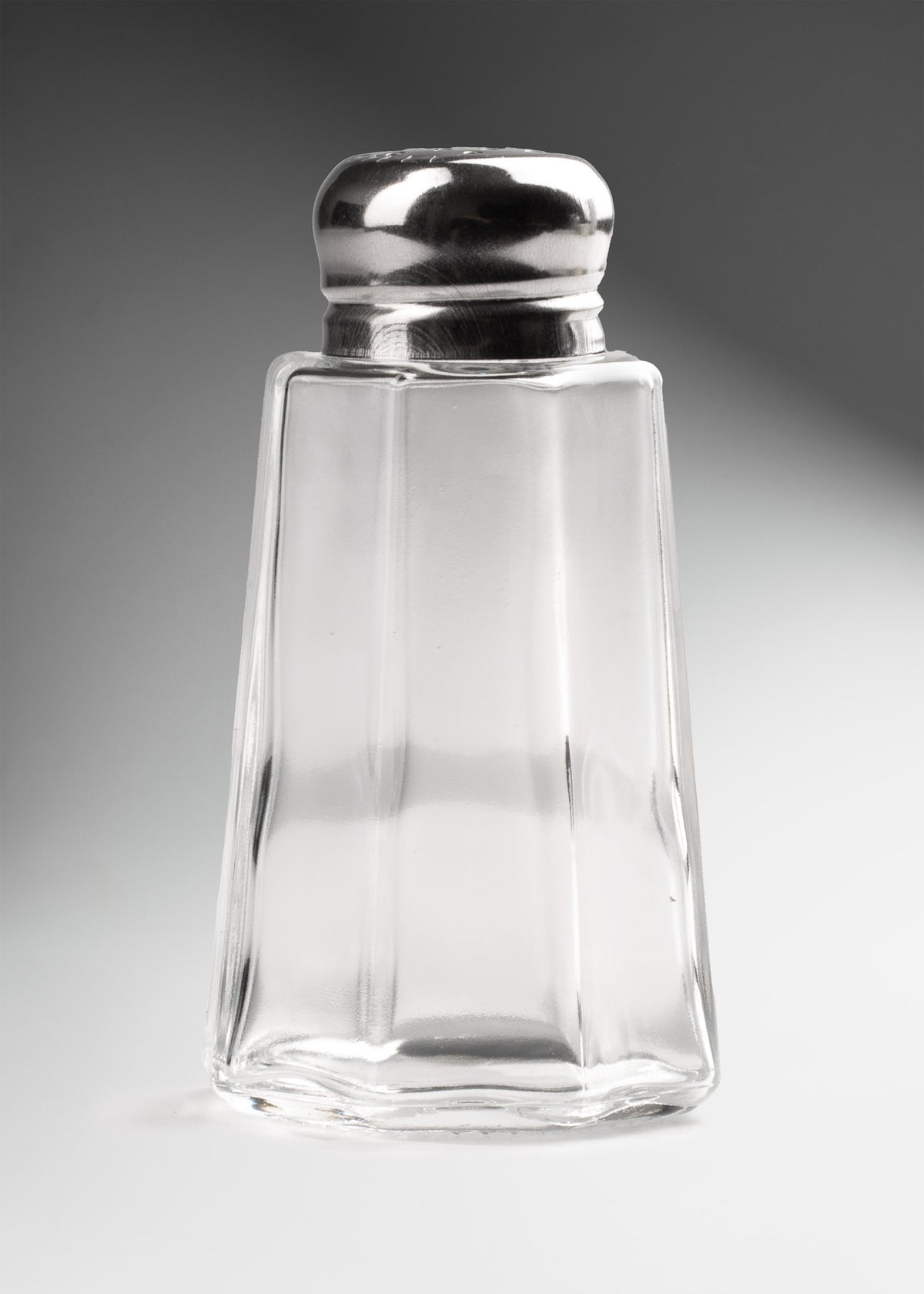 Salero de vidrio con tapa plana redonda Salt Cup 2 oz — imagen de producto