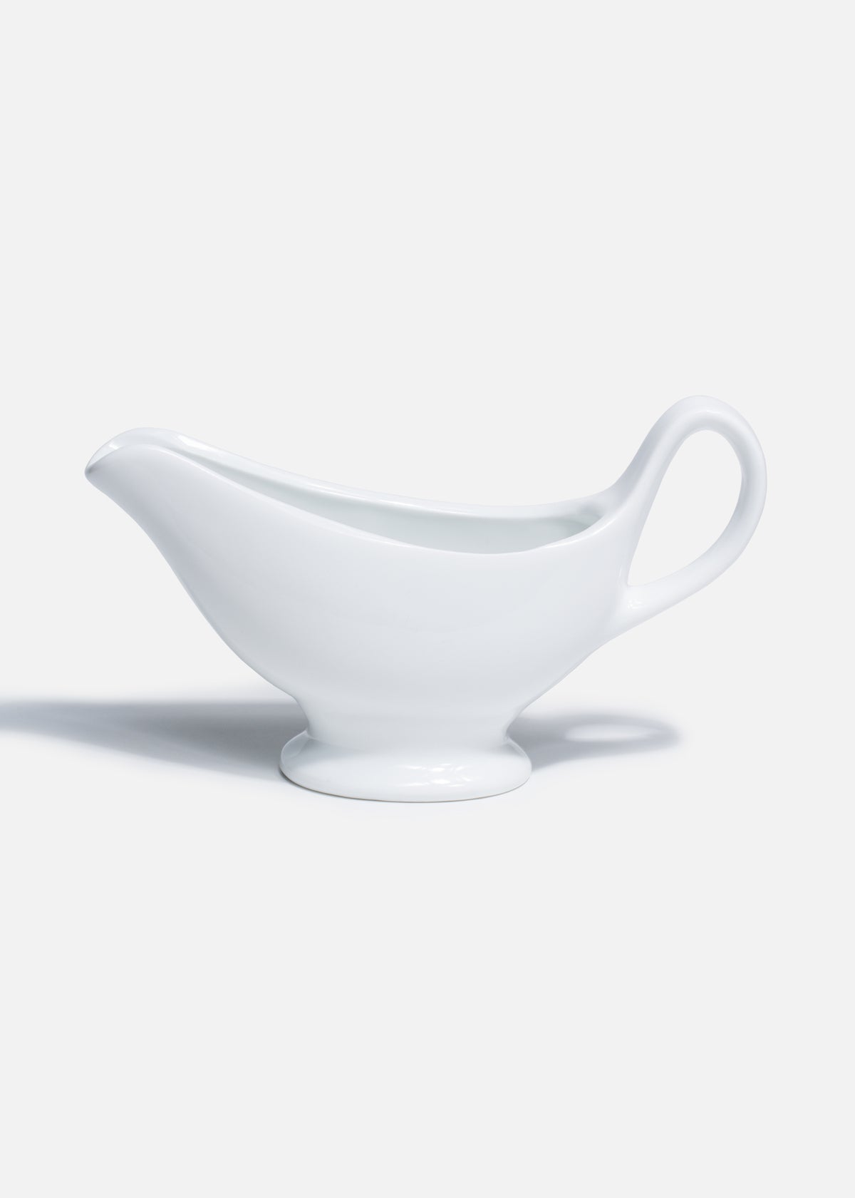 Salsera de porcelana blanca El Genio 160 ml — imagen de producto, vista 3