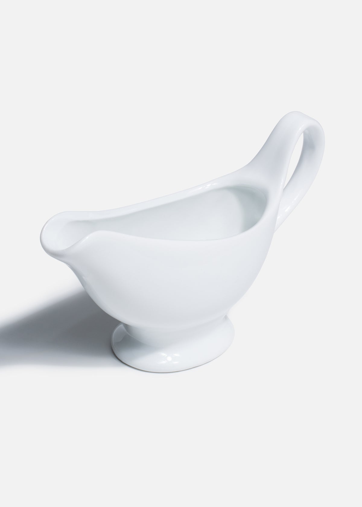 Salsera de porcelana blanca El Genio 160 ml — imagen de producto, vista 4