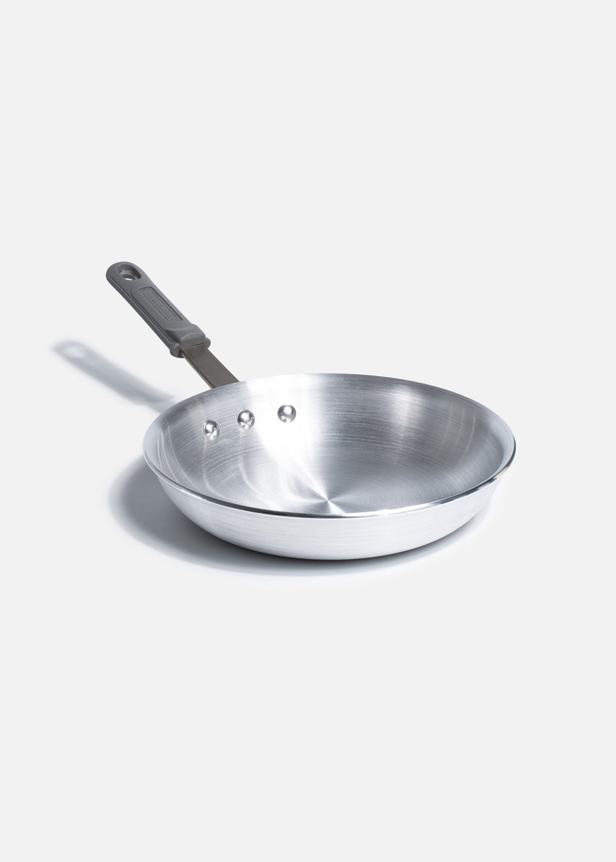 Sartén profesional de aluminio pulido plata Luxe. Premium Ø 10" (25 cm) y 12" (30 cm) — imagen de producto