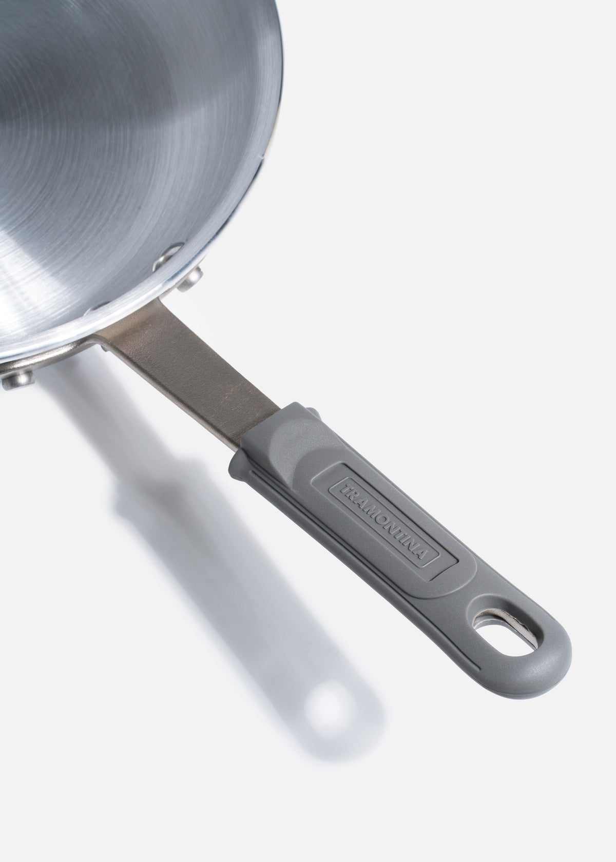 Sartén profesional de aluminio pulido plata Luxe. Premium Ø 10" (25 cm) y 12" (30 cm) — imagen de producto