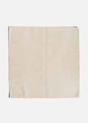 Servilleta de tela lino  (100% poliéster) textura fina mini over arena crudo Marroquí 45x45 cm. Premium — imagen de producto