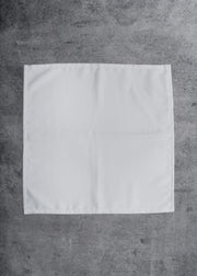 Servilleta de tela (100% poliéster) con bastilla blanco Venecia 45x45 — imagen de producto