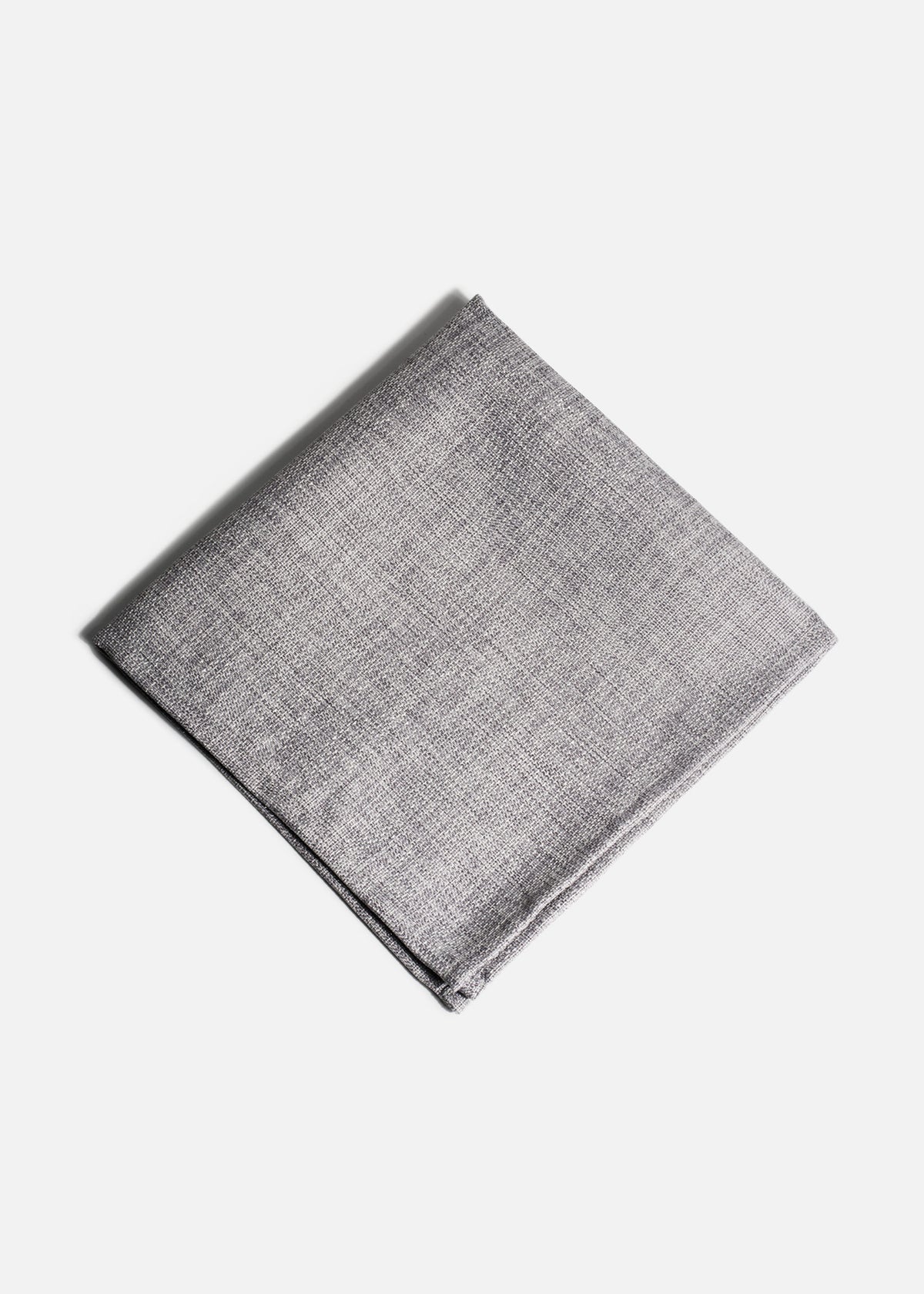 Servilleta de tela (100% poliéster) con bastilla gris perla Ginebra 45x45 cm — imagen de producto