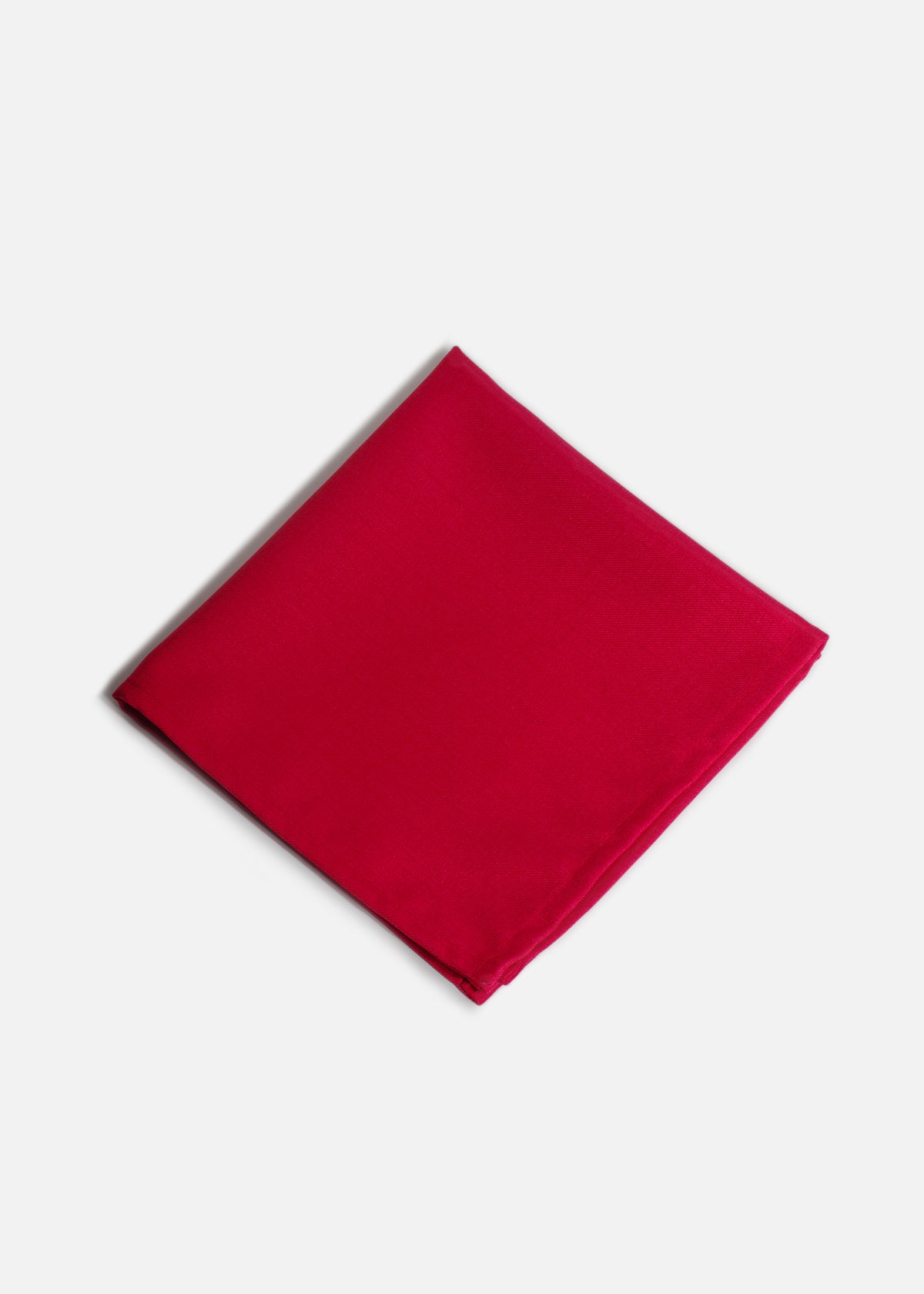Servilleta de tela (100 Poliester) con bastilla roja Venecia 45x45 cm — imagen de producto
