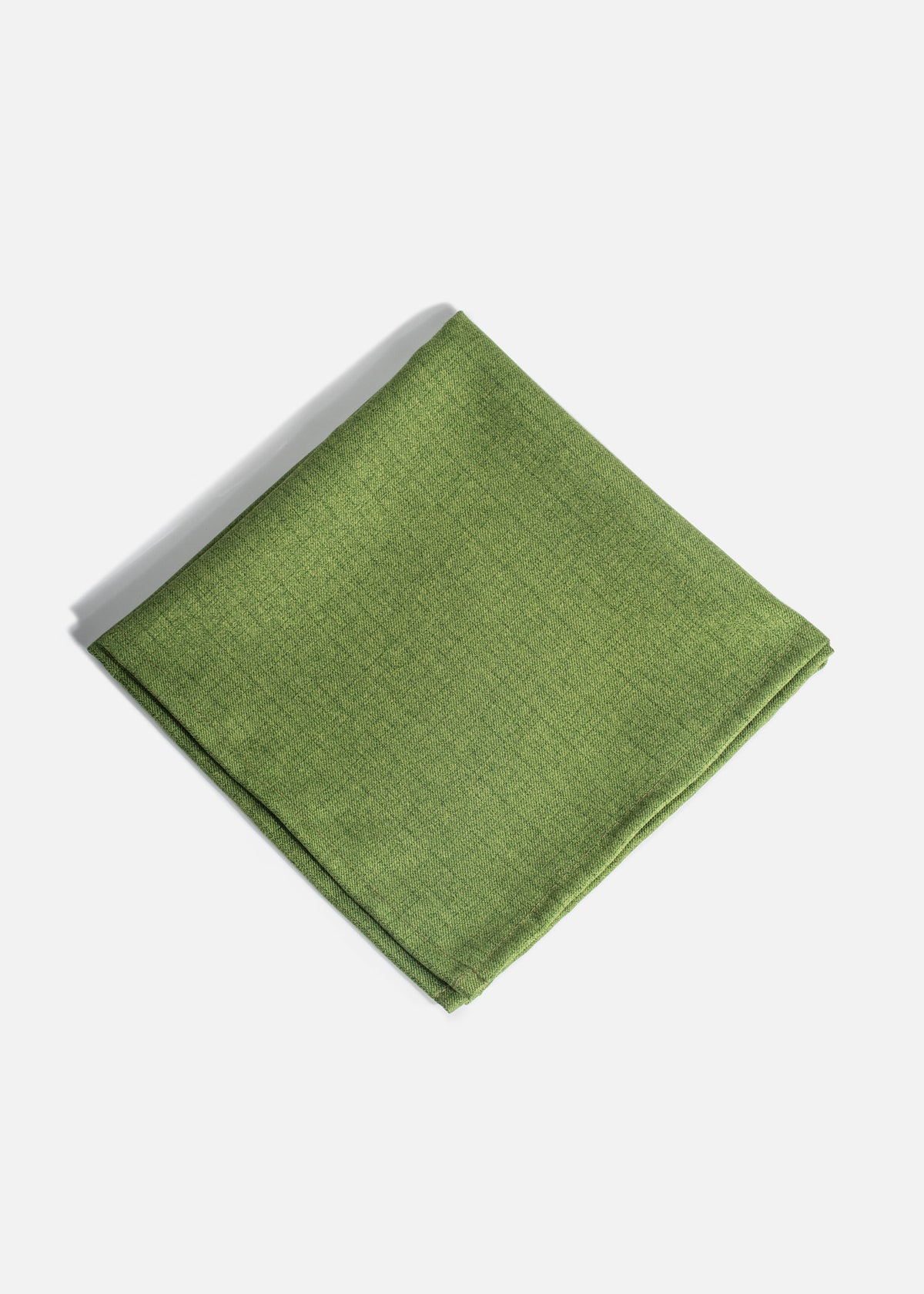Servilleta de tela (100% poliéster) con bastilla verde aguacate Super Venecia 45x45 cm — imagen de producto