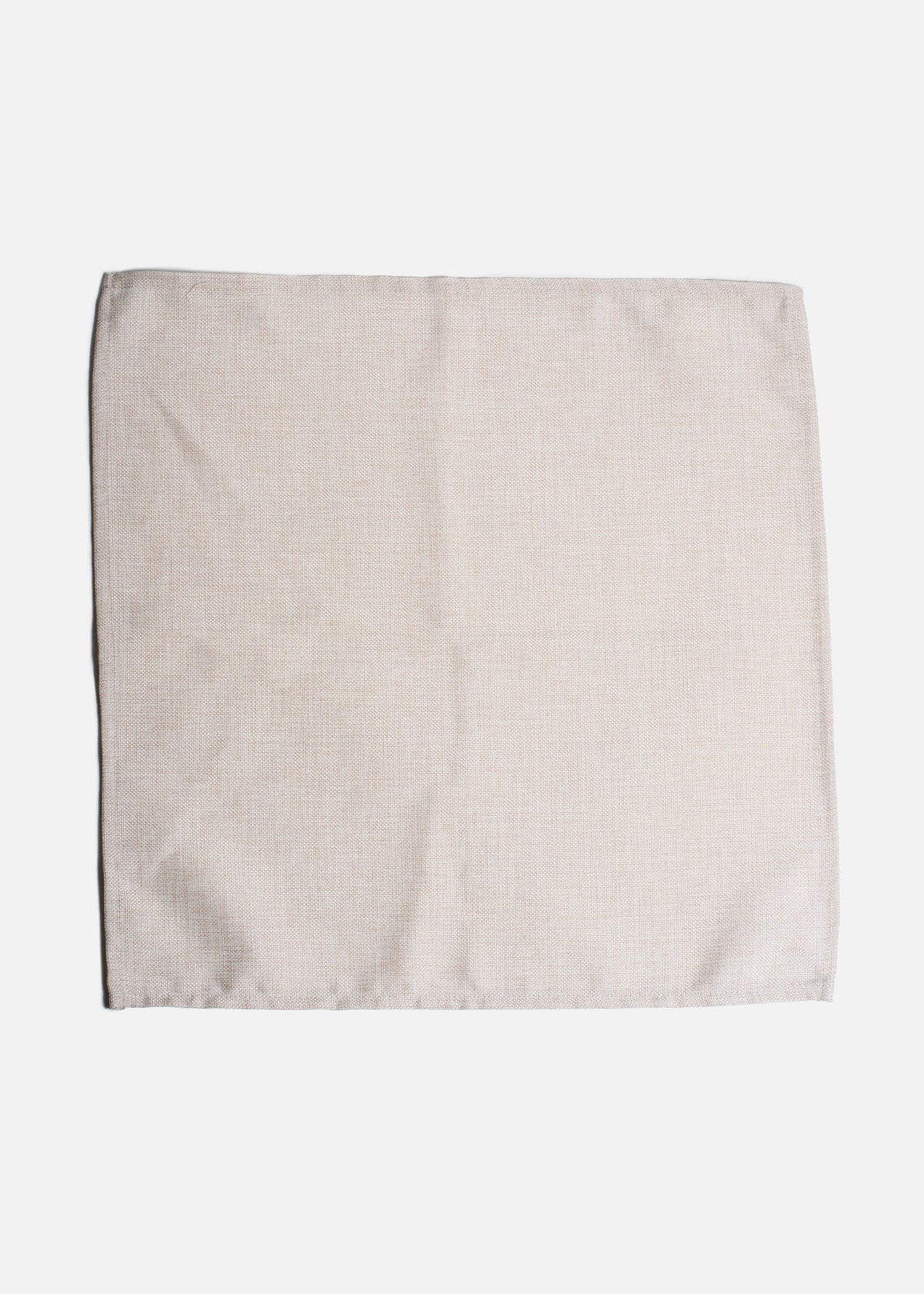 Servilletas de tela (100% poliéster) con bastilla arena Lino Ginebra 45x45 cm — imagen de producto