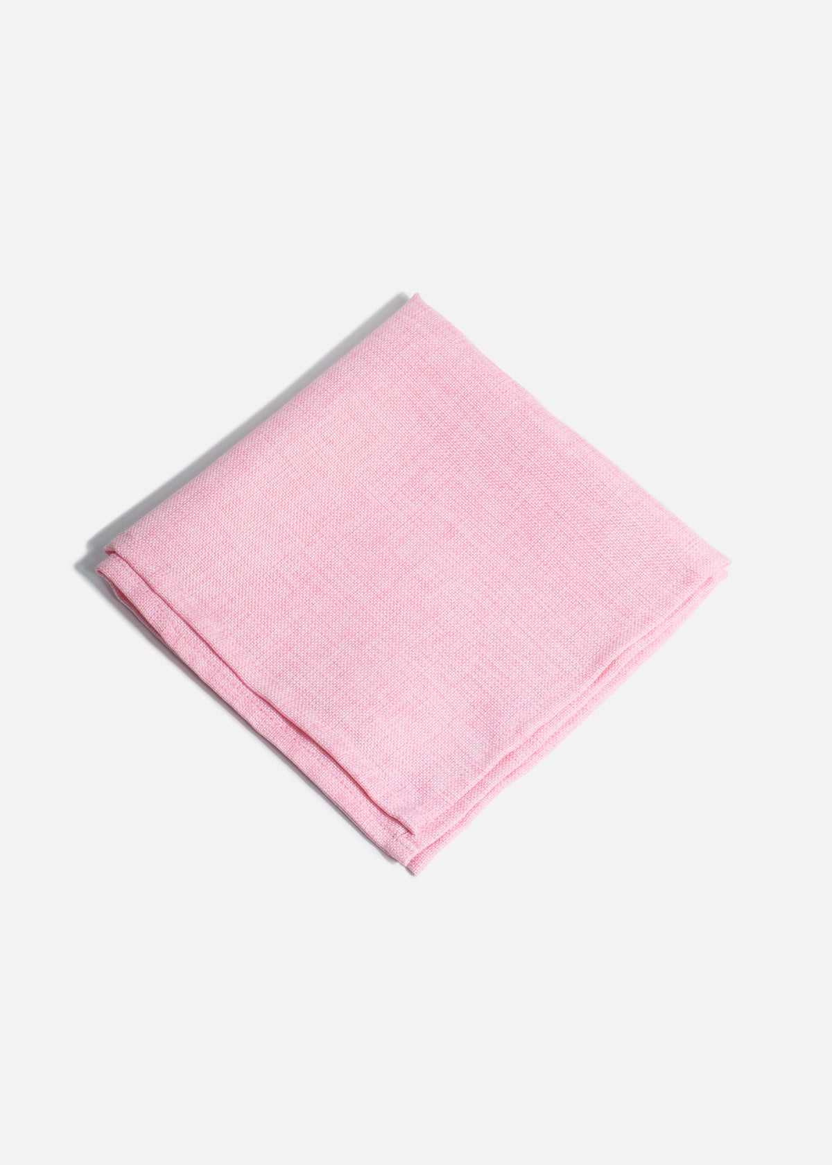 Servilletas de tela (100% poliéster) con bastilla rosa Lino Ginebra 45x45 cm — imagen de producto
