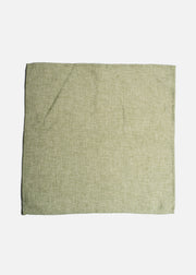 Servilleta de tela (100% poliester) con bastilla verde aguacate Lino Ginebra 45x45 cm — imagen de producto