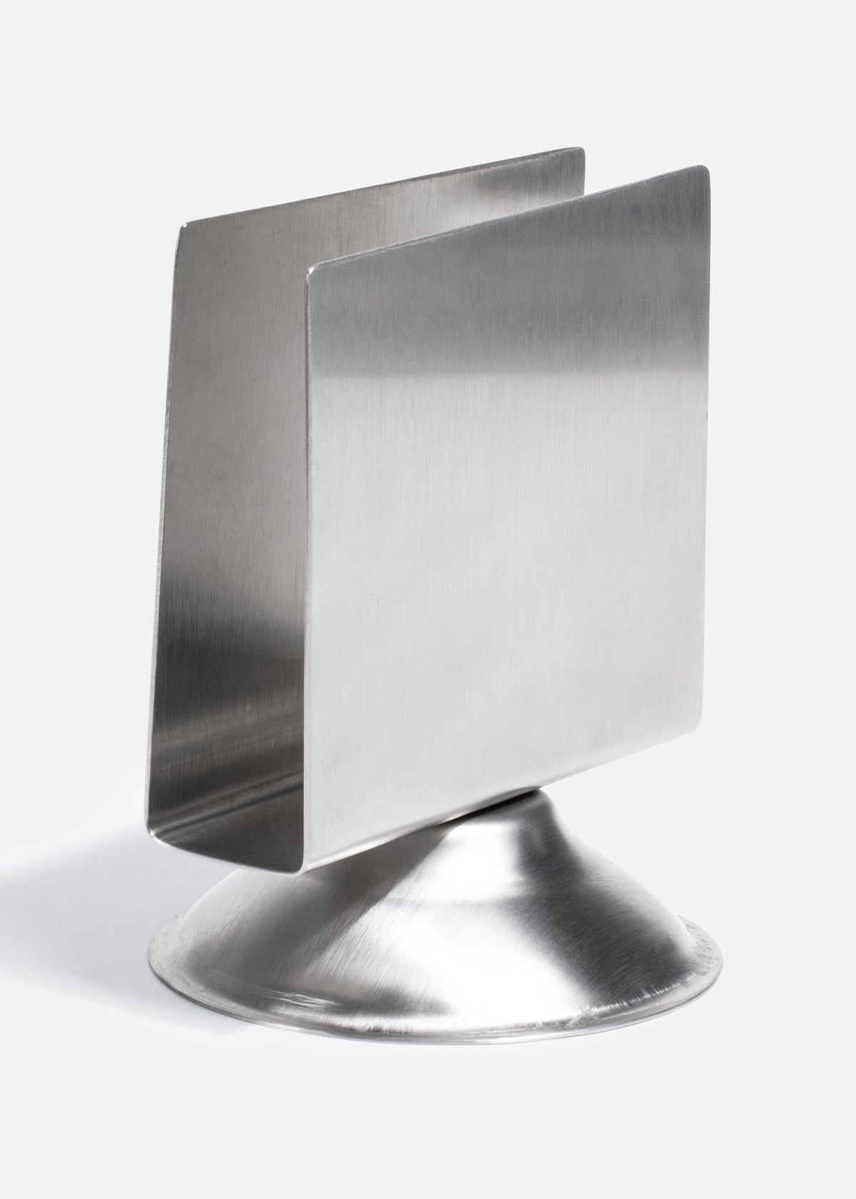 Servilletero de acero inoxidable plata Essentials 11.5x10x2.5 cm — imagen de producto