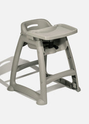 Silla periquera de polipropileno gris sin ruedas para restaurante y uso domestico 71 cm — imagen de producto