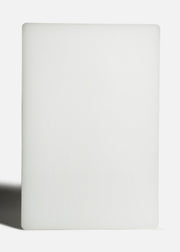 Tabla para picar de cocina de plástico blanco NSF 45x30x2.54 cm — imagen de producto, vista 1