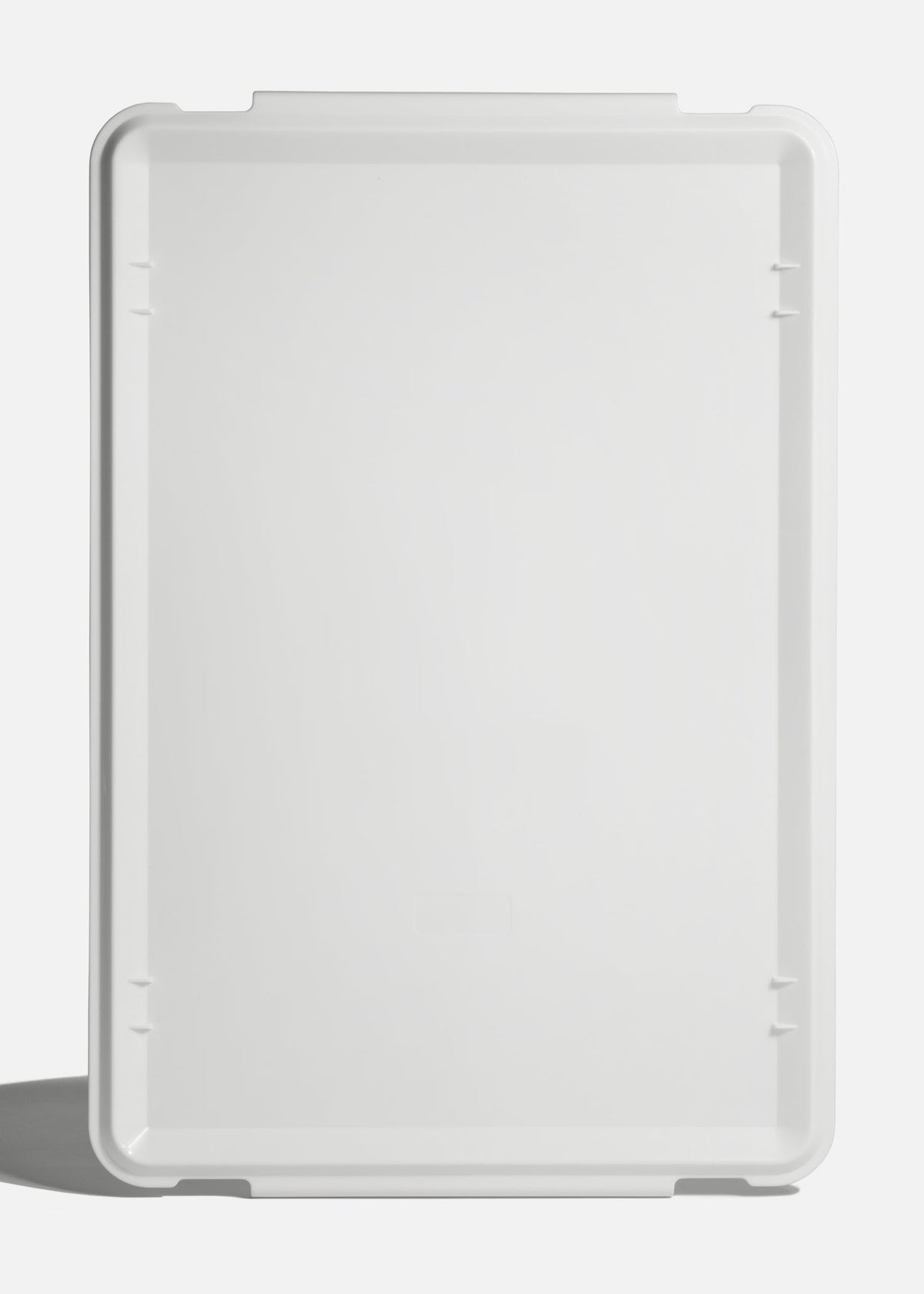 Tapa de caja para masa de pizza de plástico (polipropileno) blanco 65.5x45.5 cm — imagen de producto