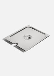 Tapa para inserto medio de acero inoxidable plata ranurado para cucharon — imagen de producto