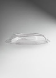 Tapa de plástico (PET) transparente para bowl de ensalada de 24, 32 y 48 oz — imagen de producto