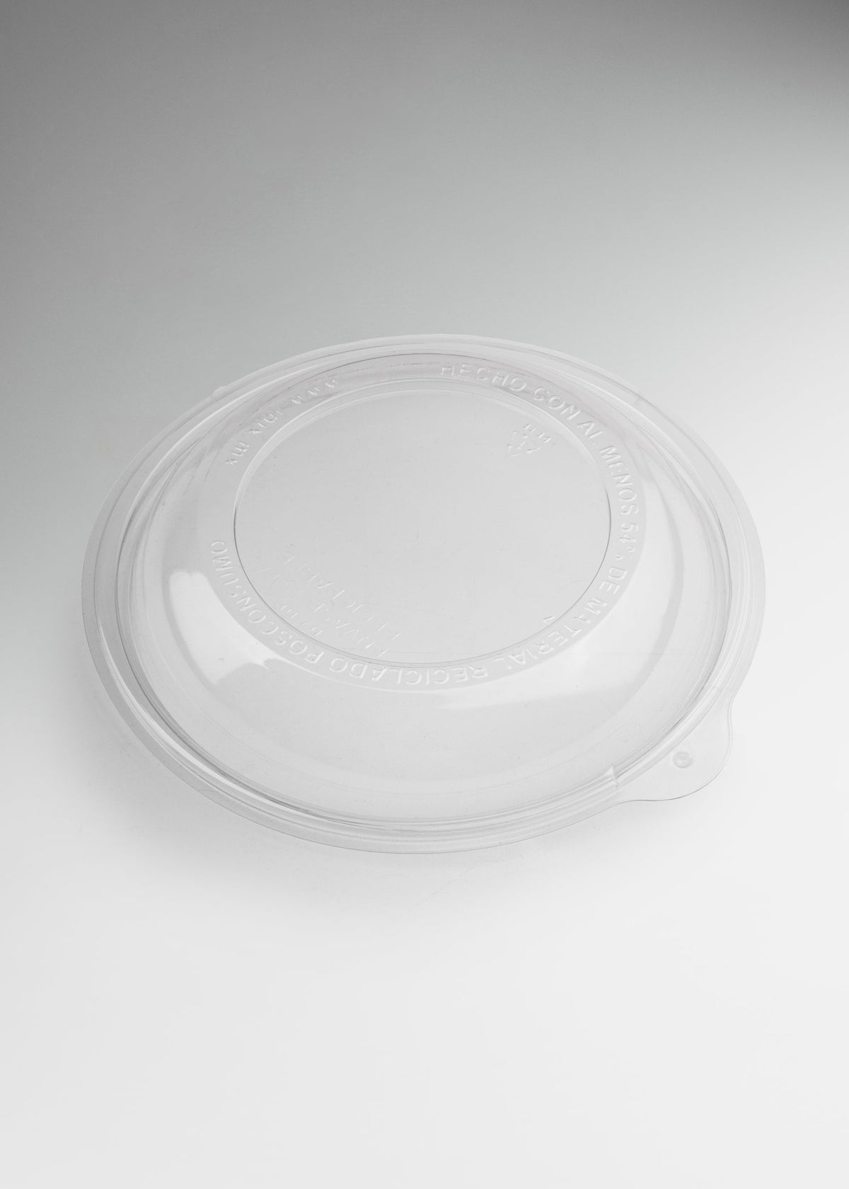 Tapa de plástico (PET) transparente para bowl de ensalada de 24, 32 y 48 oz — imagen de producto