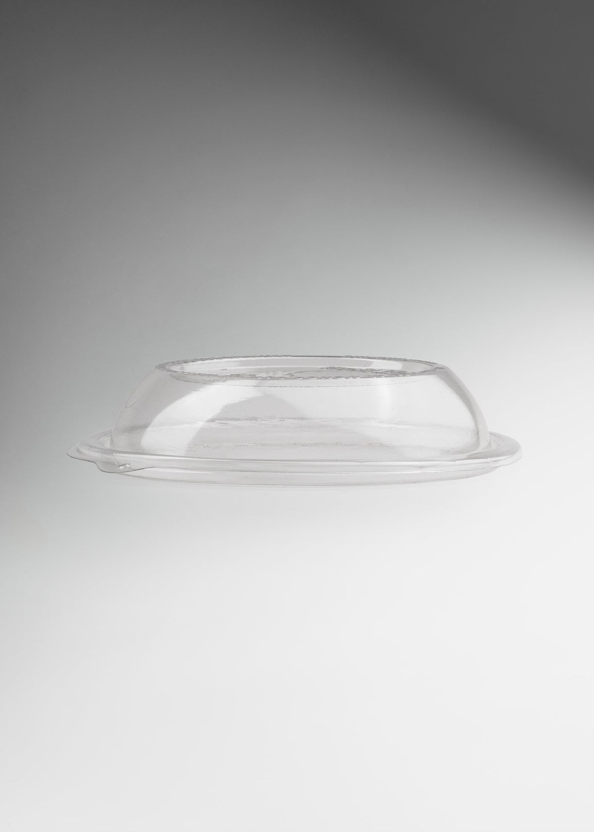 Tapa de plástico (PET) transparente para bowl de ensalada 12 y 16 oz — imagen de producto