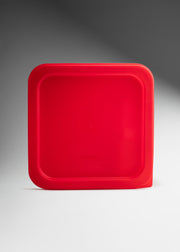 Tapa roja de plástico mate para contenedor cambro de 6 y 8 L — imagen de producto