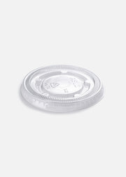 Tapa de plástico / polipropileno transparente para vaso desechable Souffle 2 oz — imagen de producto