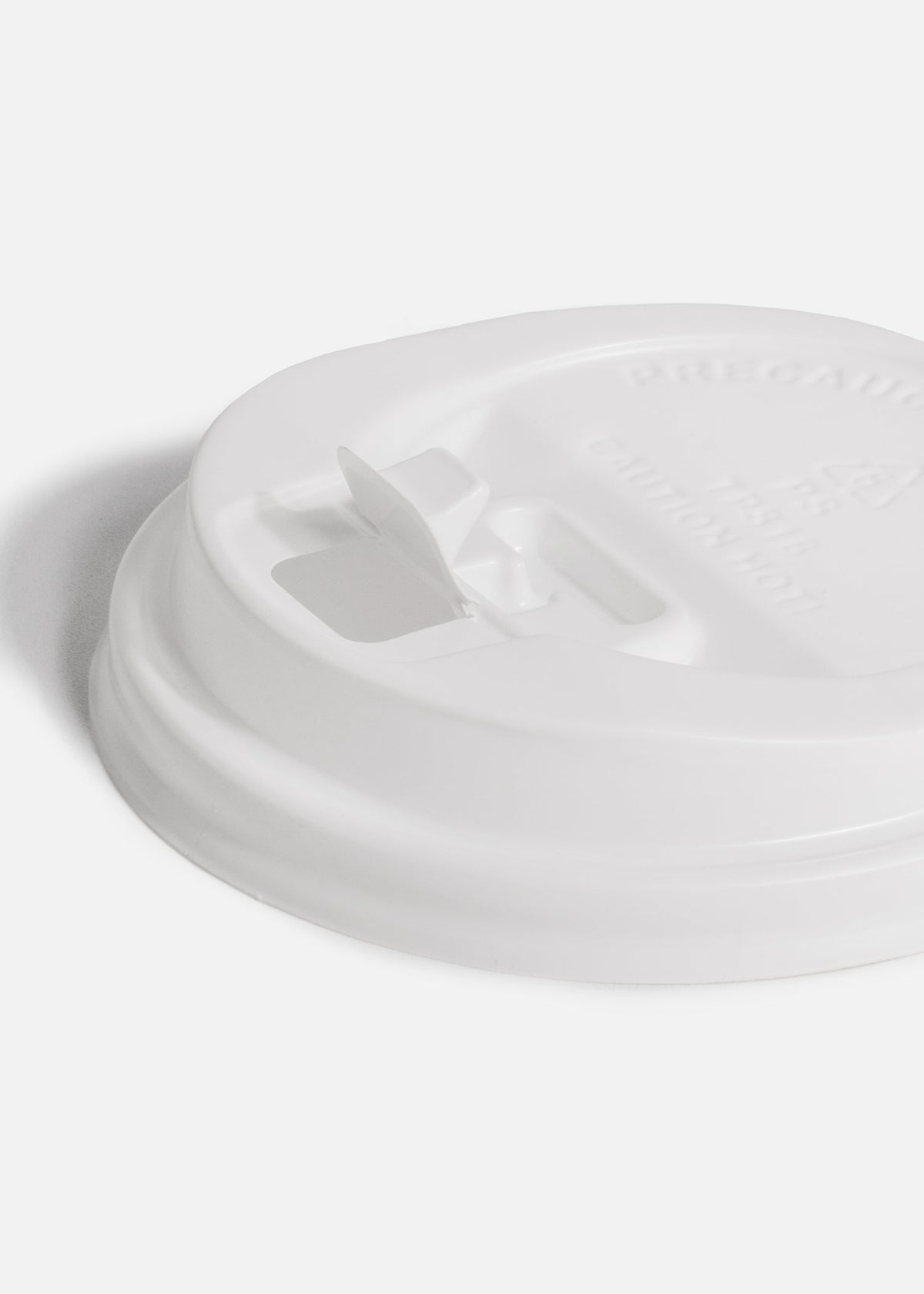 Tapas de plástico negro y blanco para vaso de papel 10,12,16,20 oz — imagen de producto
