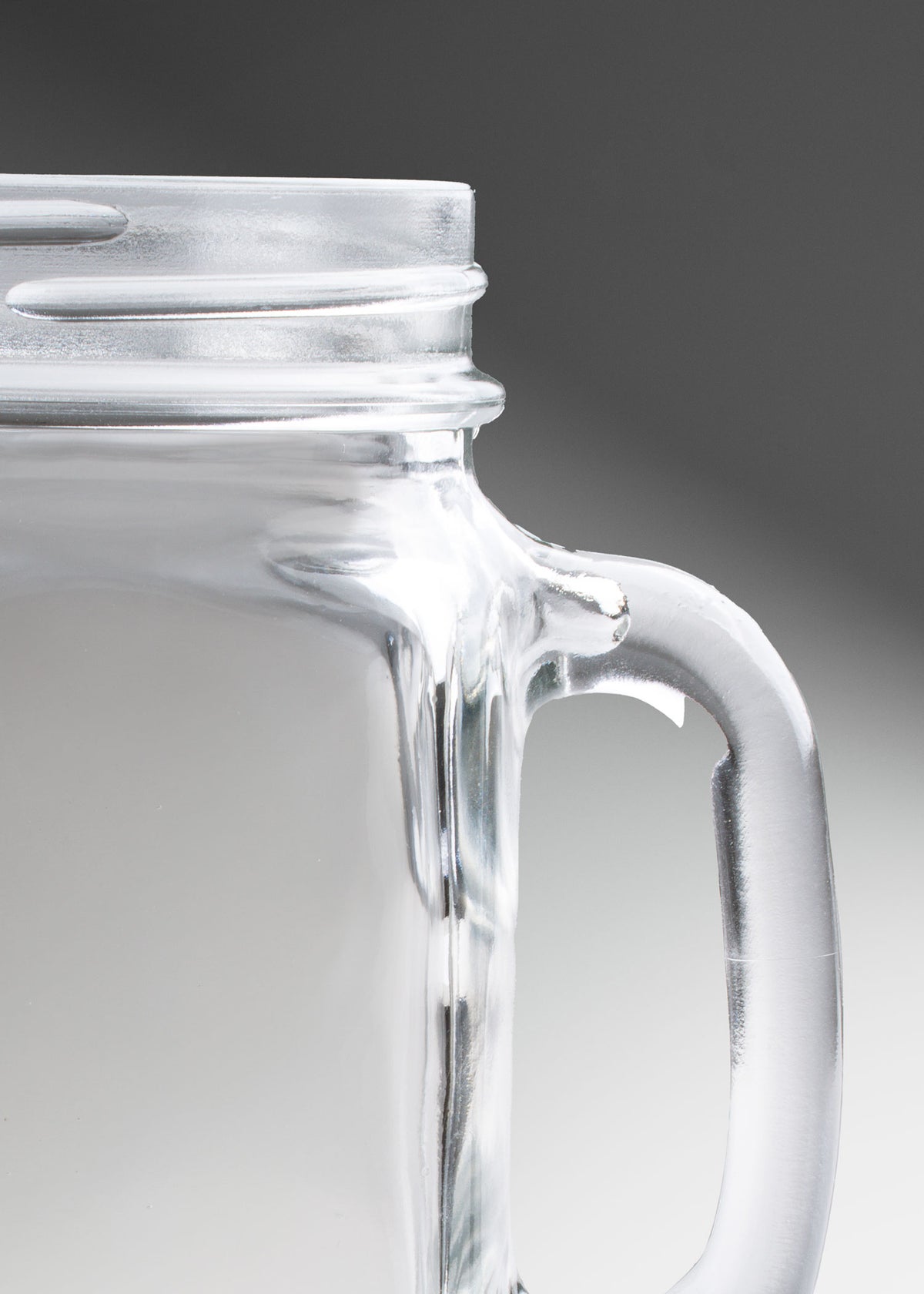 Tarro de vidrio transparente Drinking Jar 487 ml — imagen de producto