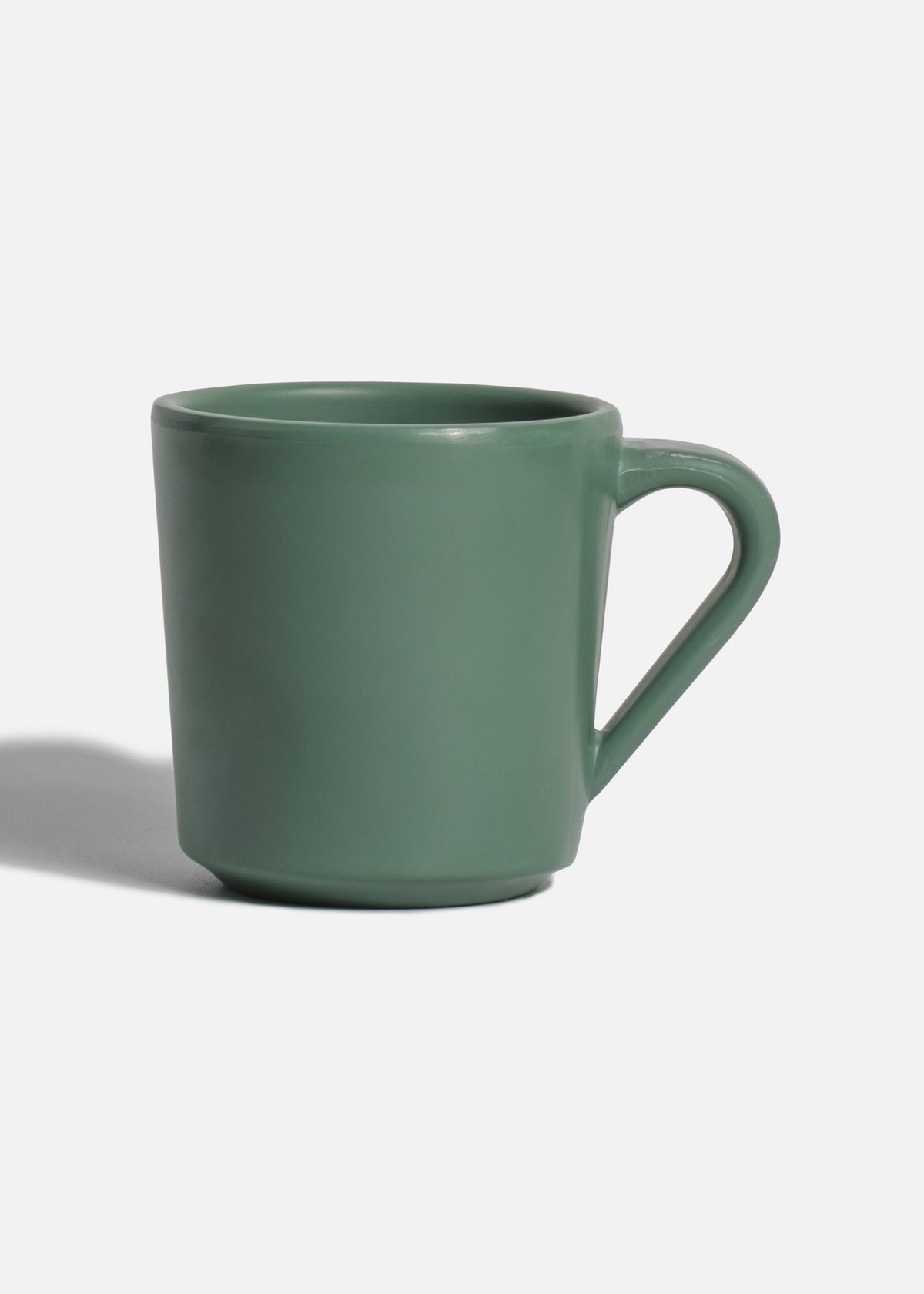 Taza de melamina verde olivo 360 ml — imagen de producto