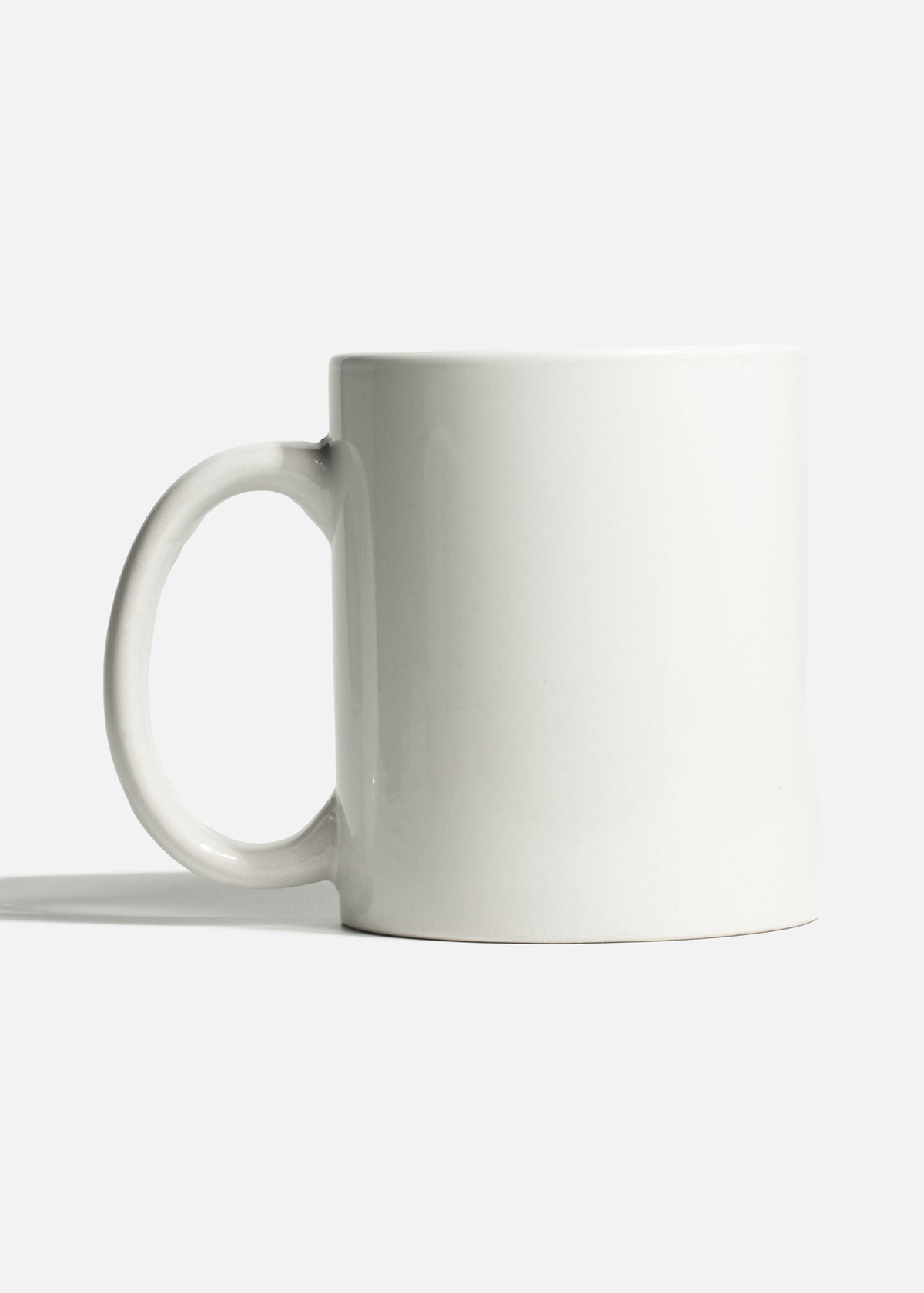 Taza recta de cerámica blanco y negro 325 ml — imagen de producto