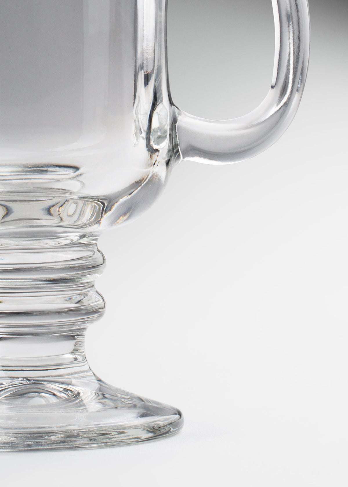 Taza para café de vidrio transparente Irish 250 ml / 8.5 oz — imagen de producto