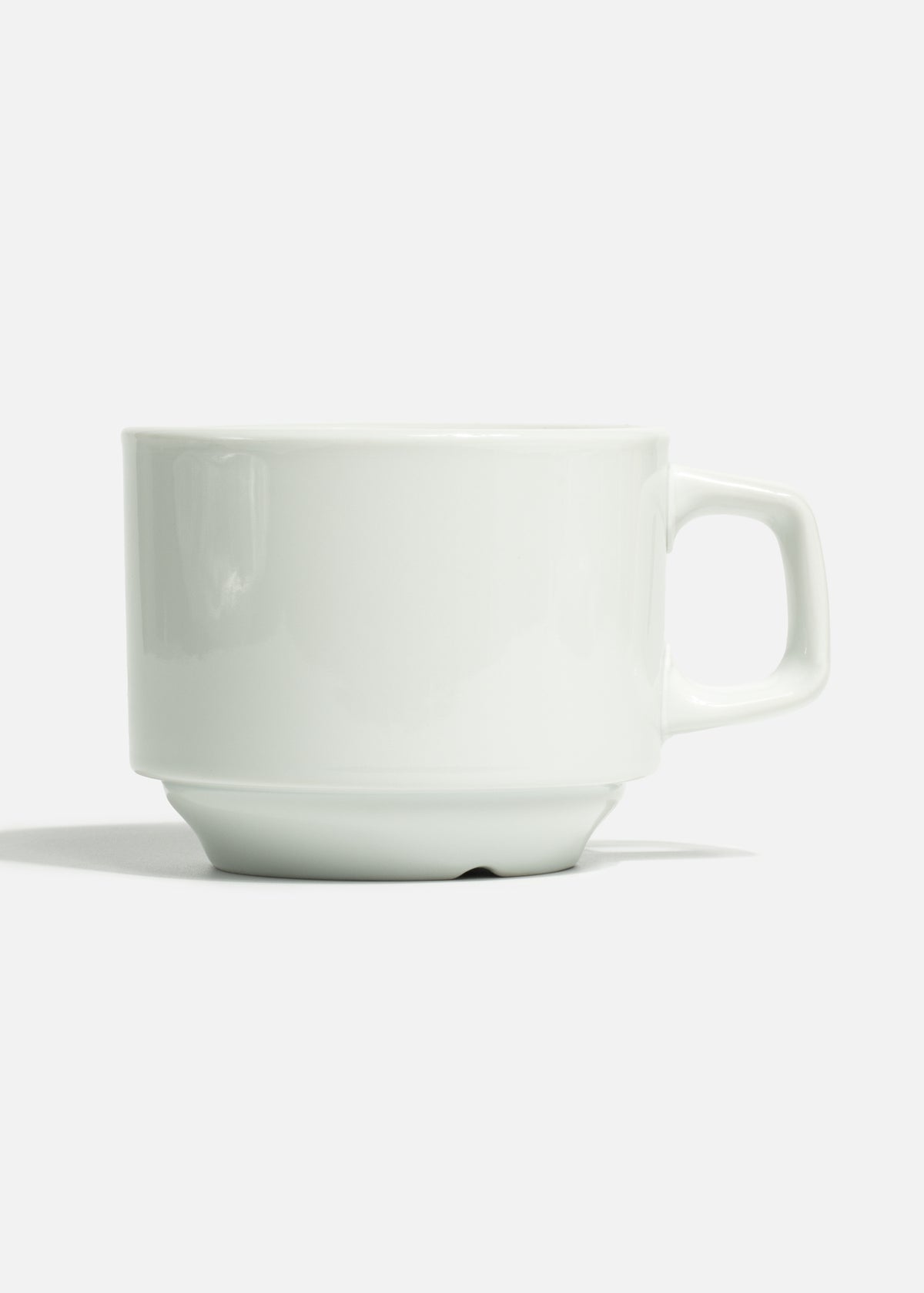Plato taza de porcelana blanco Frig 250 ml — imagen de producto
