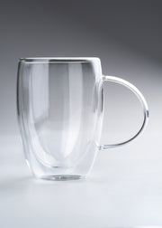 Taza de vidrio doble pared 400 ml — imagen de producto, vista 1