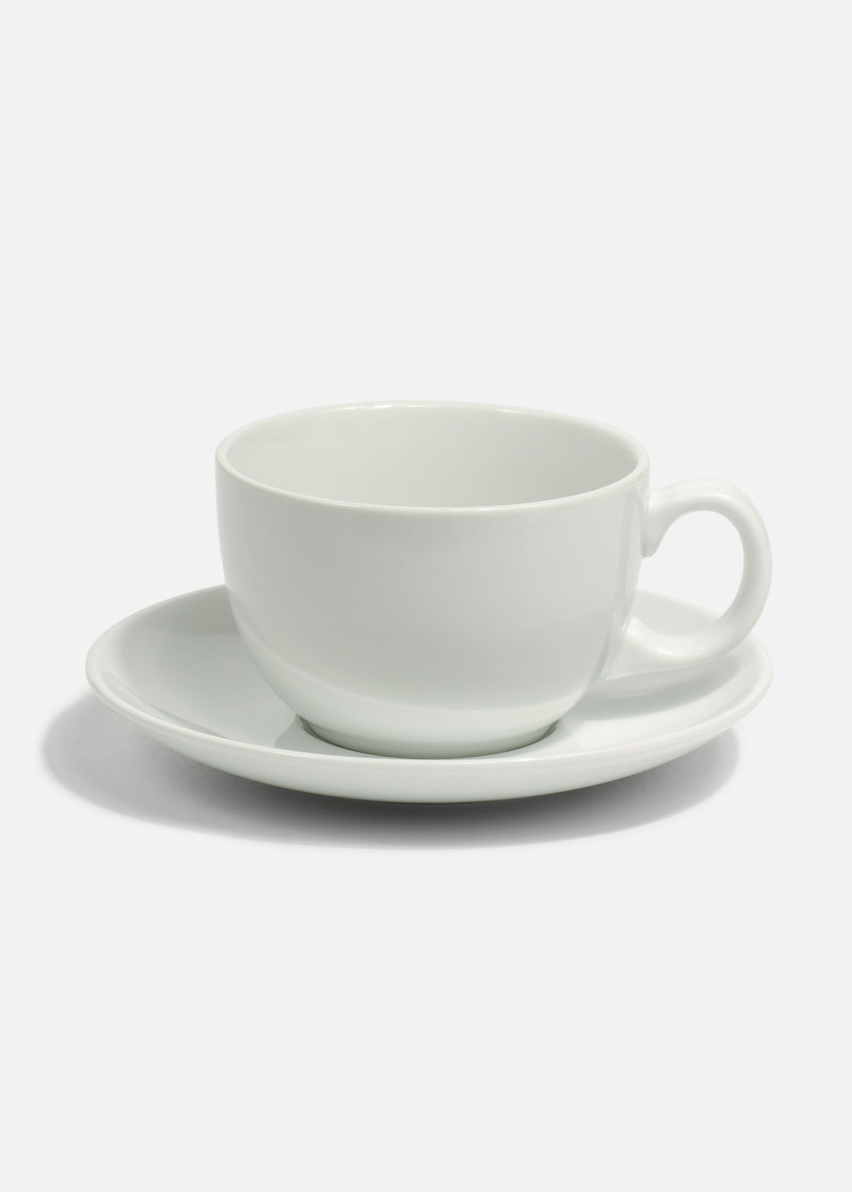 Taza de porcelana para latte blanca Brew 450 ml. Premium — imagen de producto