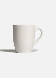Taza de porcelana blanca Conic de 330 ml