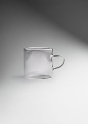 Taza para café de vidrio borosilicato transparente Deva 100 ml — imagen de producto
