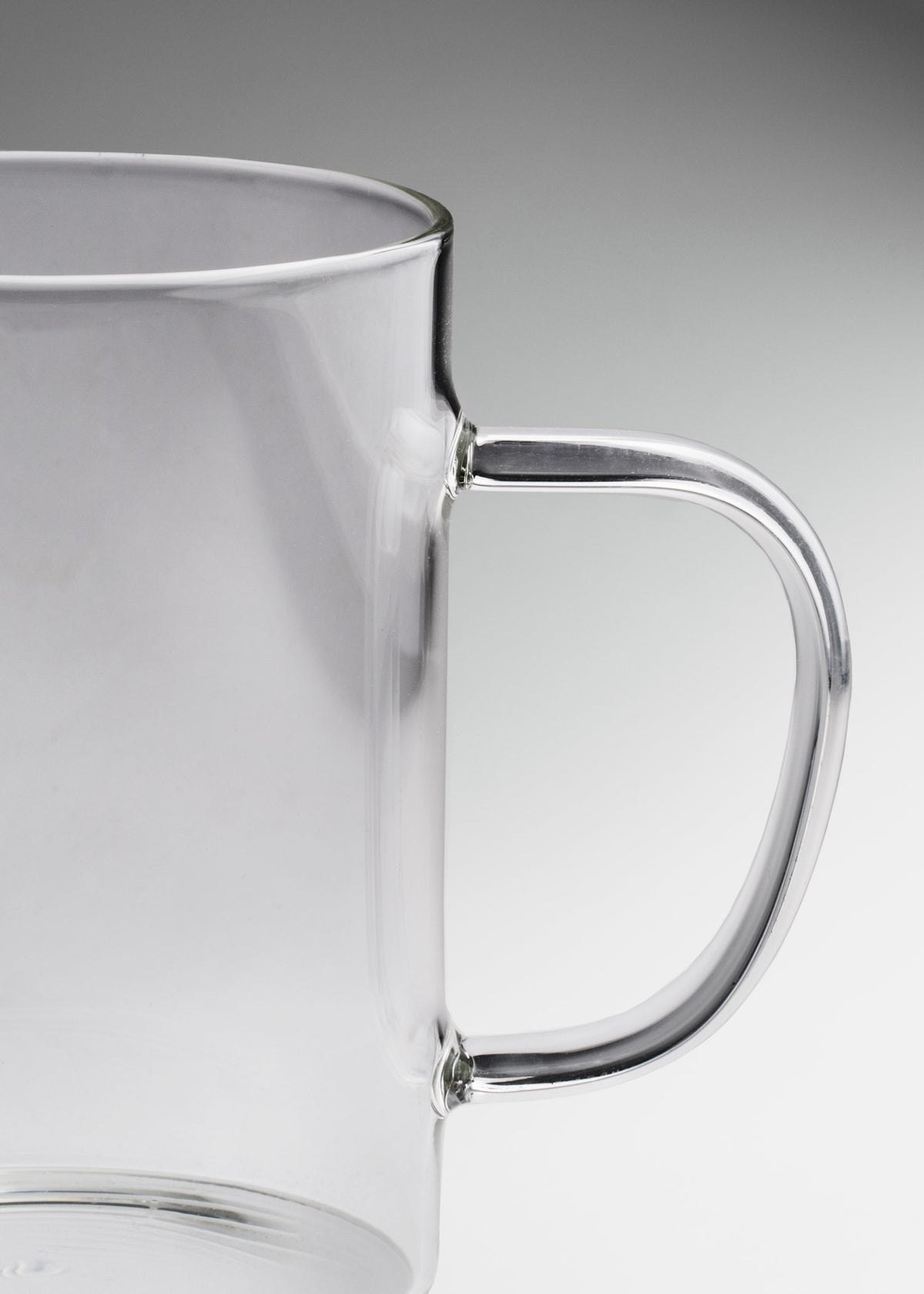 Taza para café de vidrio borosilicato transparente Deva 385 ml — imagen de producto