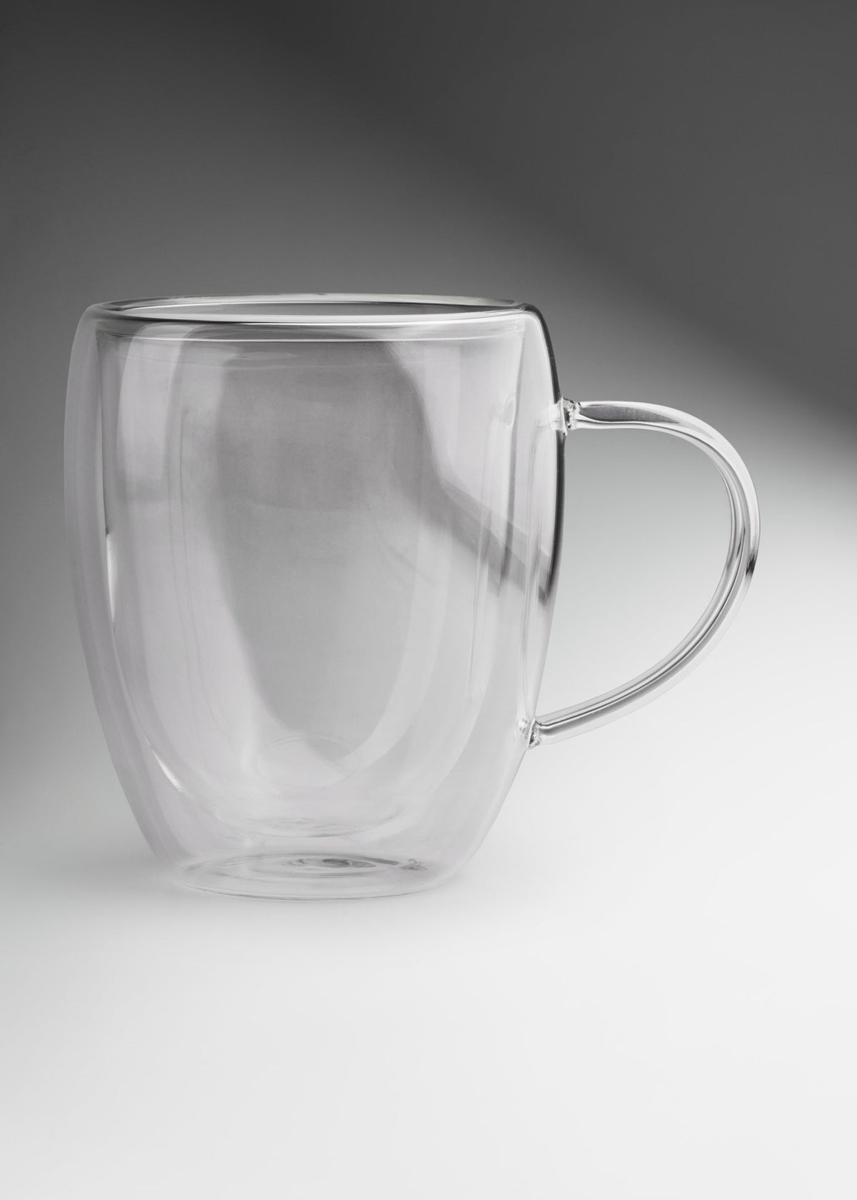 Taza para café de vidrio borosilicato transparente Erin 350 ml — imagen de producto
