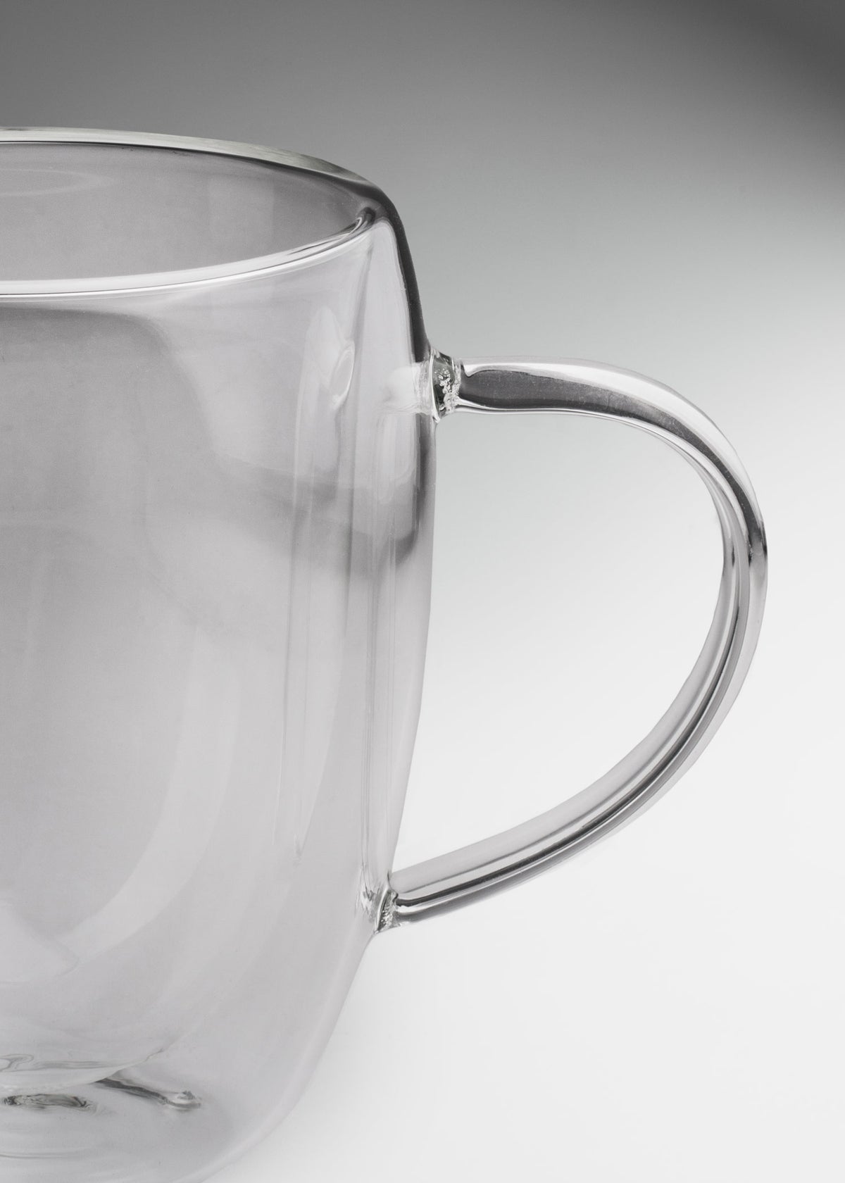 Taza para café de vidrio borosilicato transparente Erin 350 ml — imagen de producto