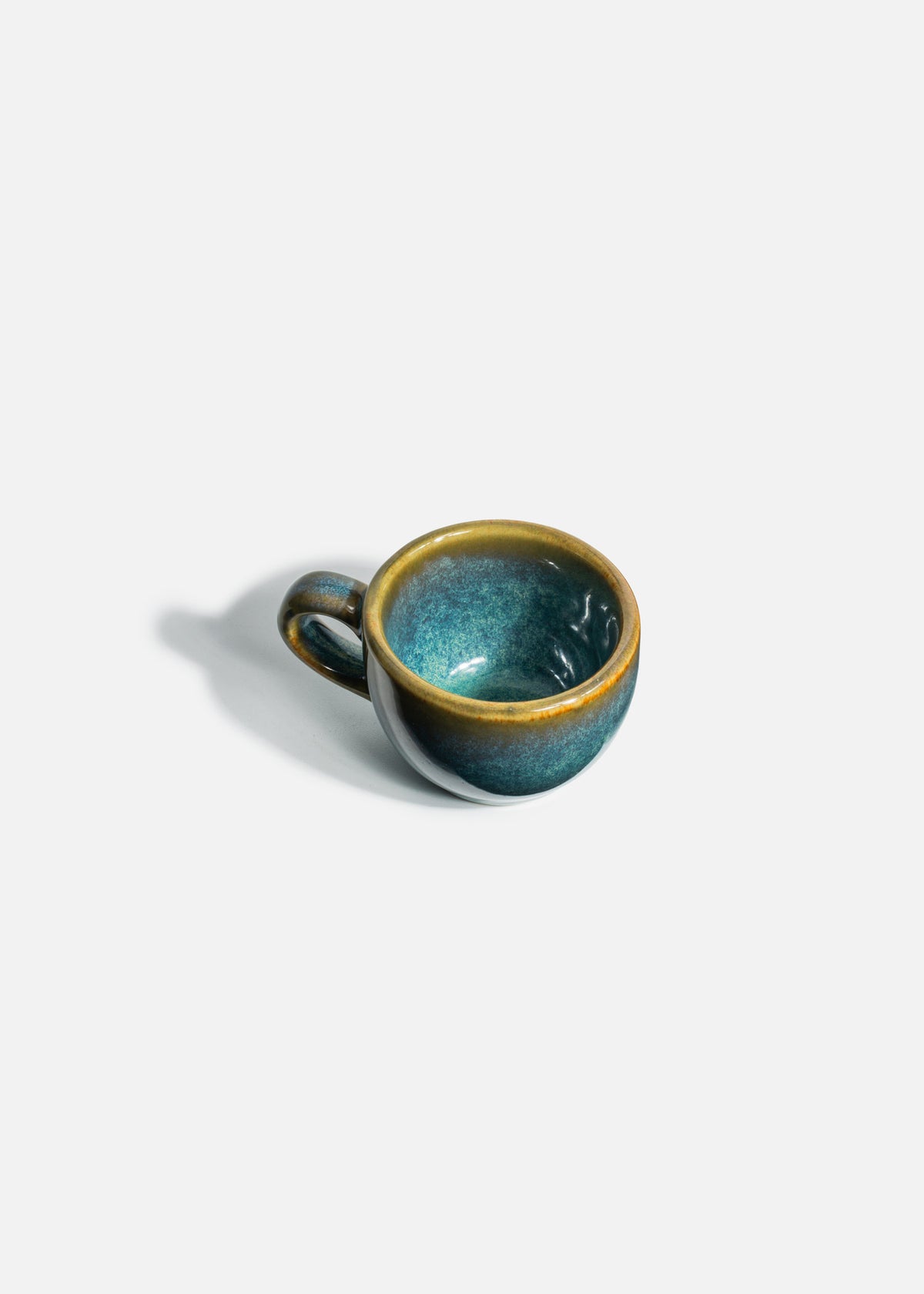 Tazas de porcelana verde Caribe — imagen de producto