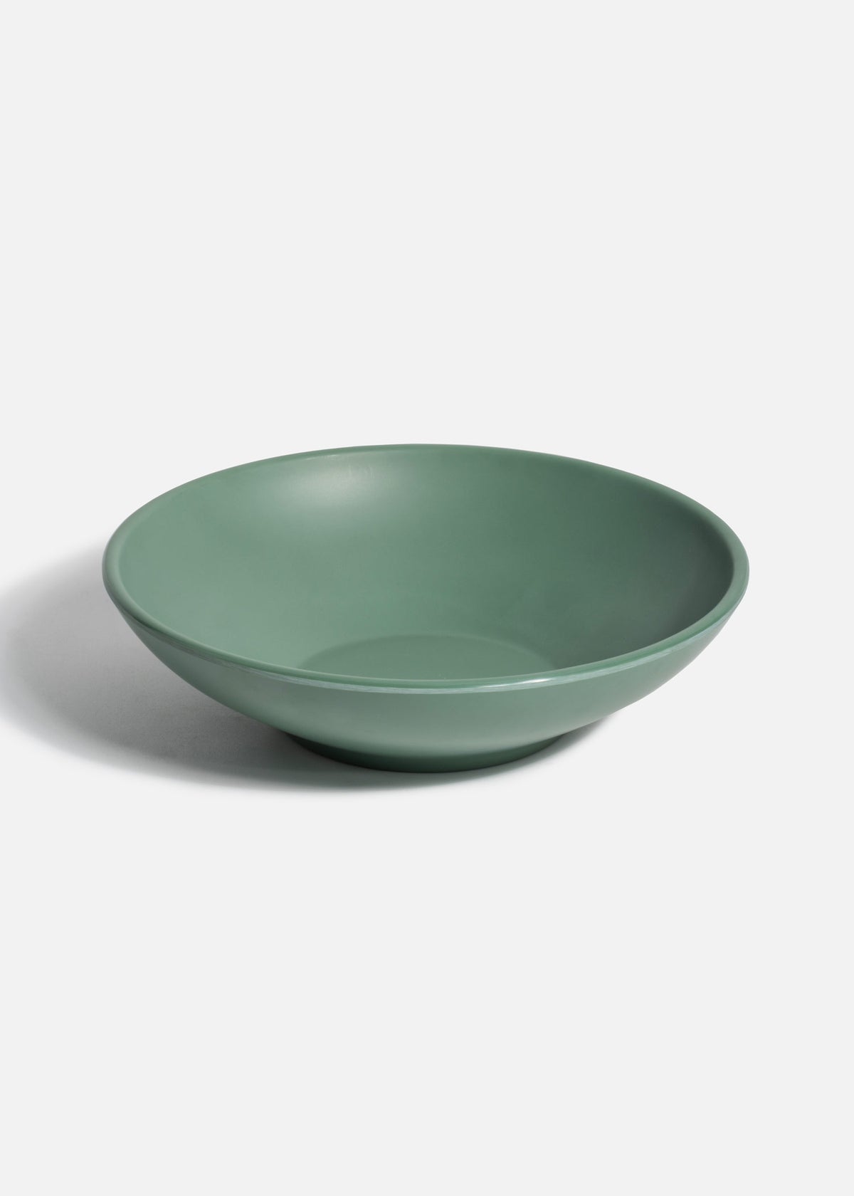 Tazón baja de melamina verde olivo 23 cm — imagen de producto