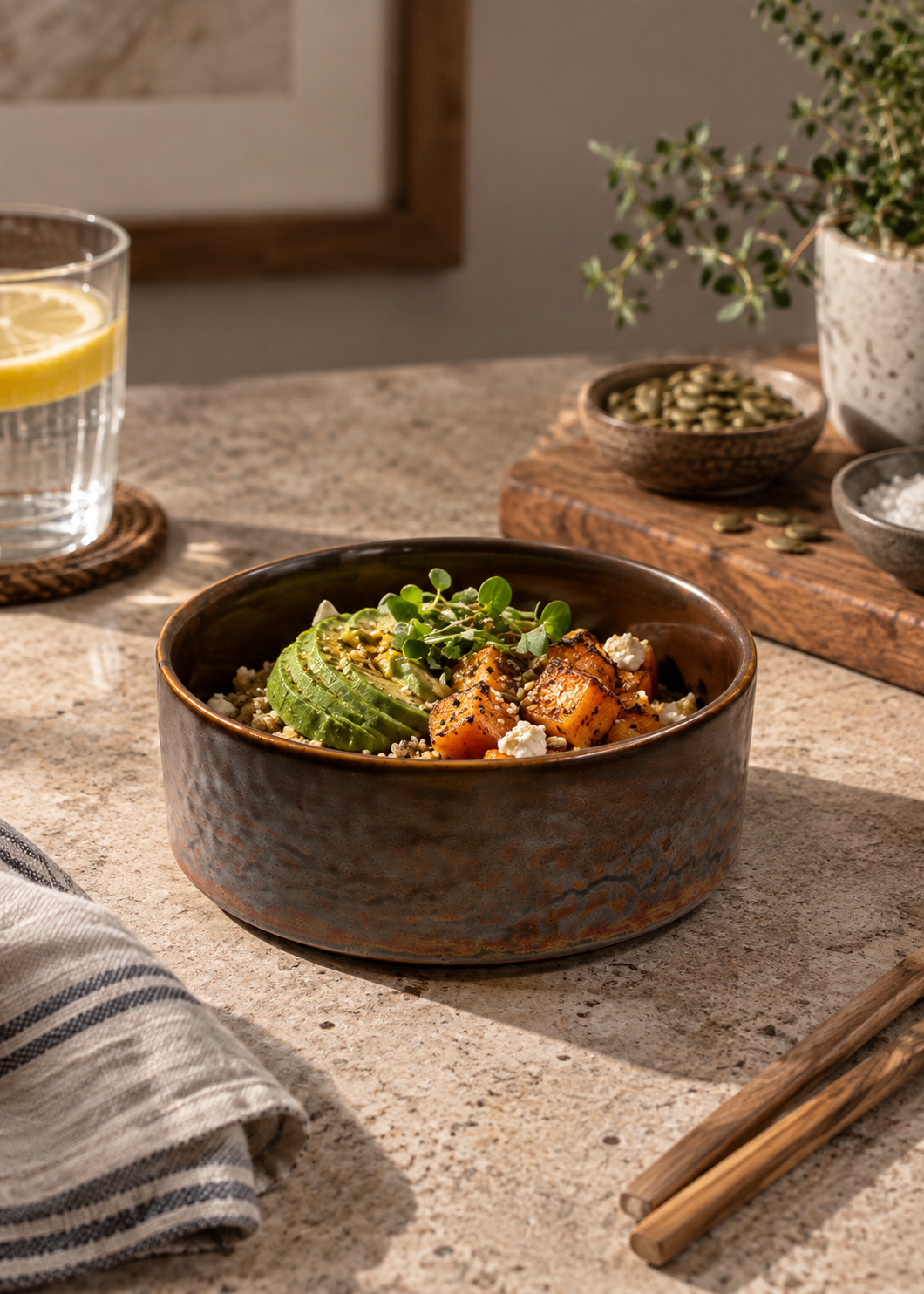 Tazón de porcelana café Copper Ø 13 cm, 500 ml — imagen de producto