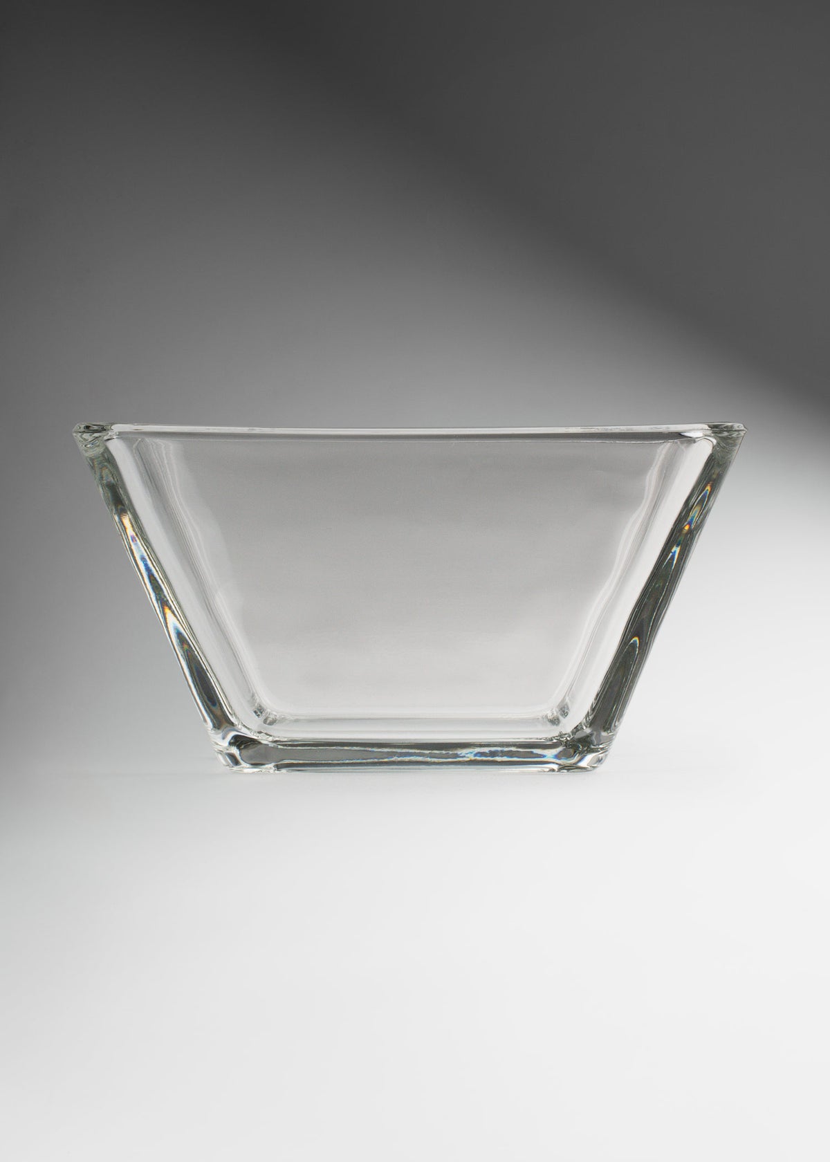 Tazón de vidrio transparente cuadrado Tempo 10.8 cm — imagen de producto